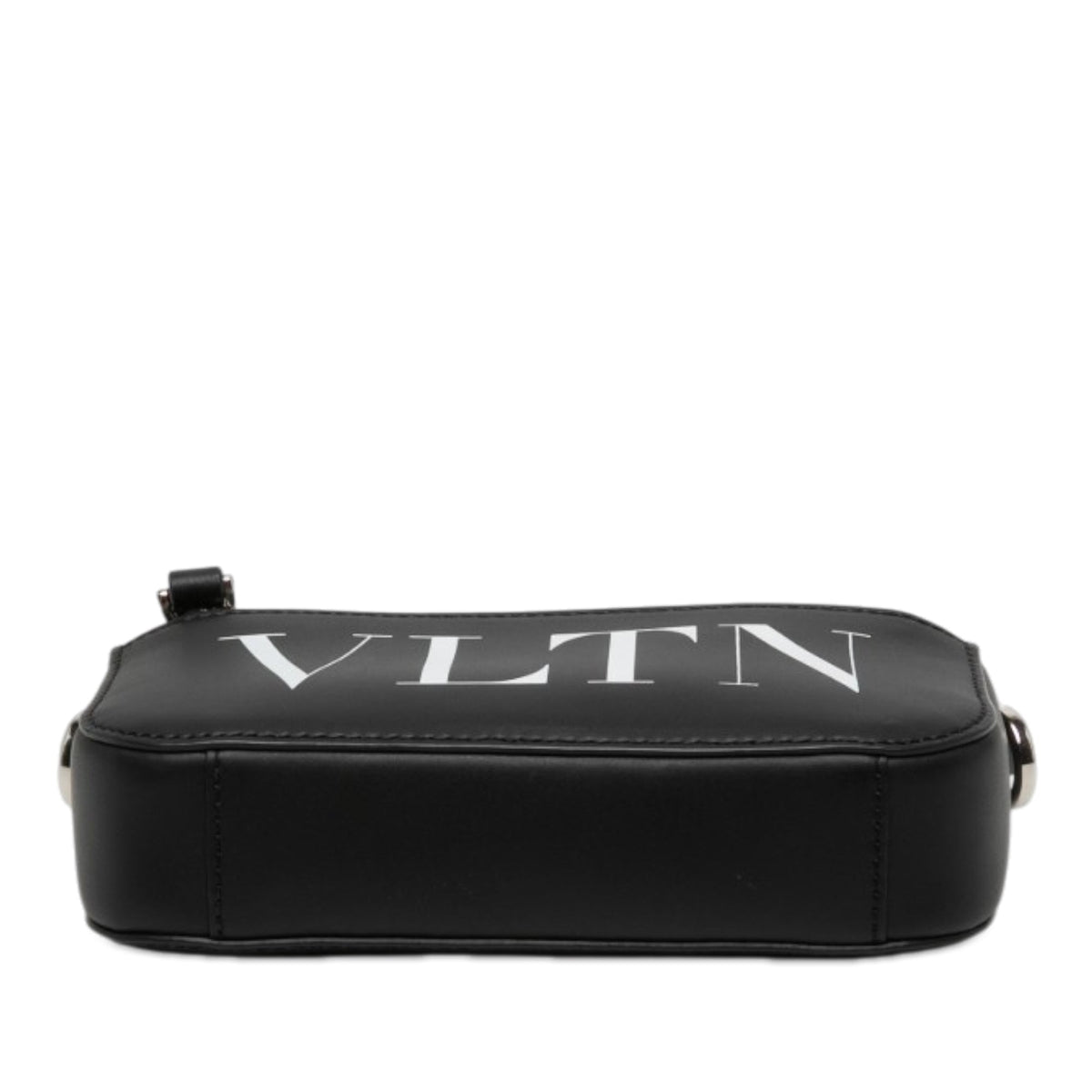 Valentino Leather VLTN Convertible Camera Bag — Black