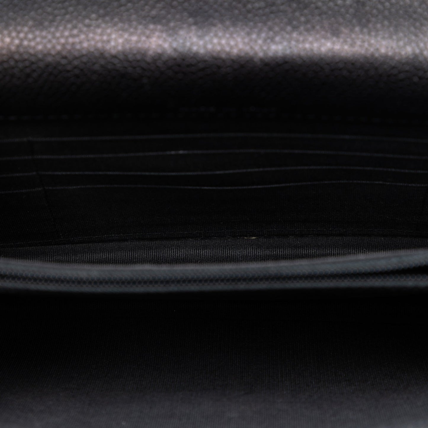 CC Chevron Caviar Square Wallet On Chain