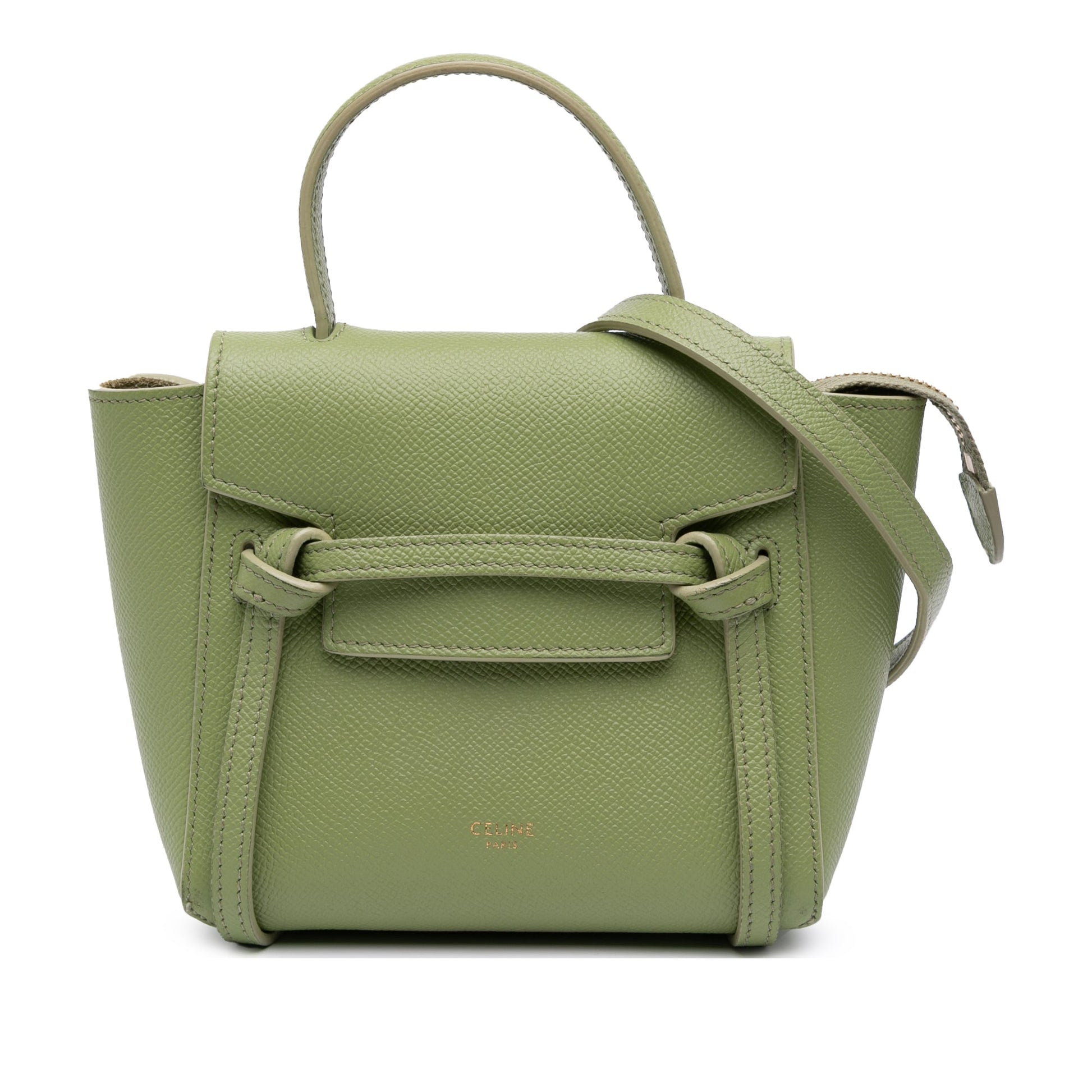 Celine Pico Grained Calfskin Belt Bag