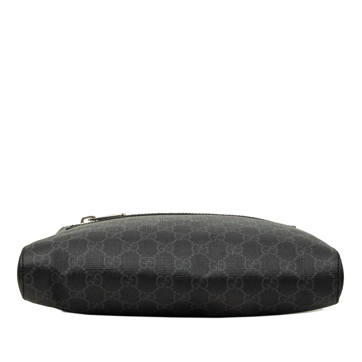 Gucci Medium GG Supreme Web Messenger Bag — Black