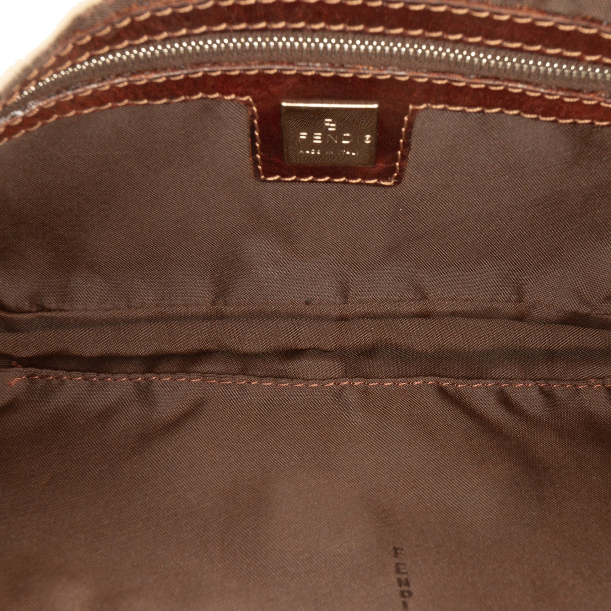 Fendi Zucca Canvas Baguette