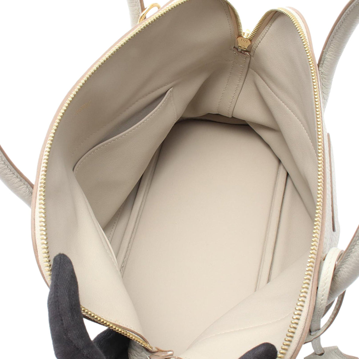 Hermès Clemence Bolide 31 — White