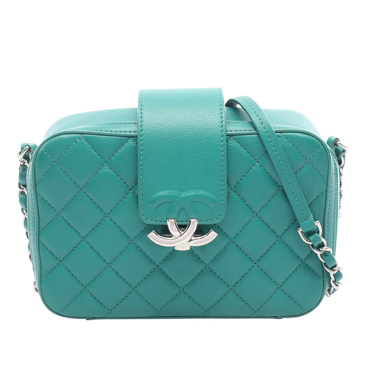 Chanel Small Quilted Lambskin CC Box Camera Bag