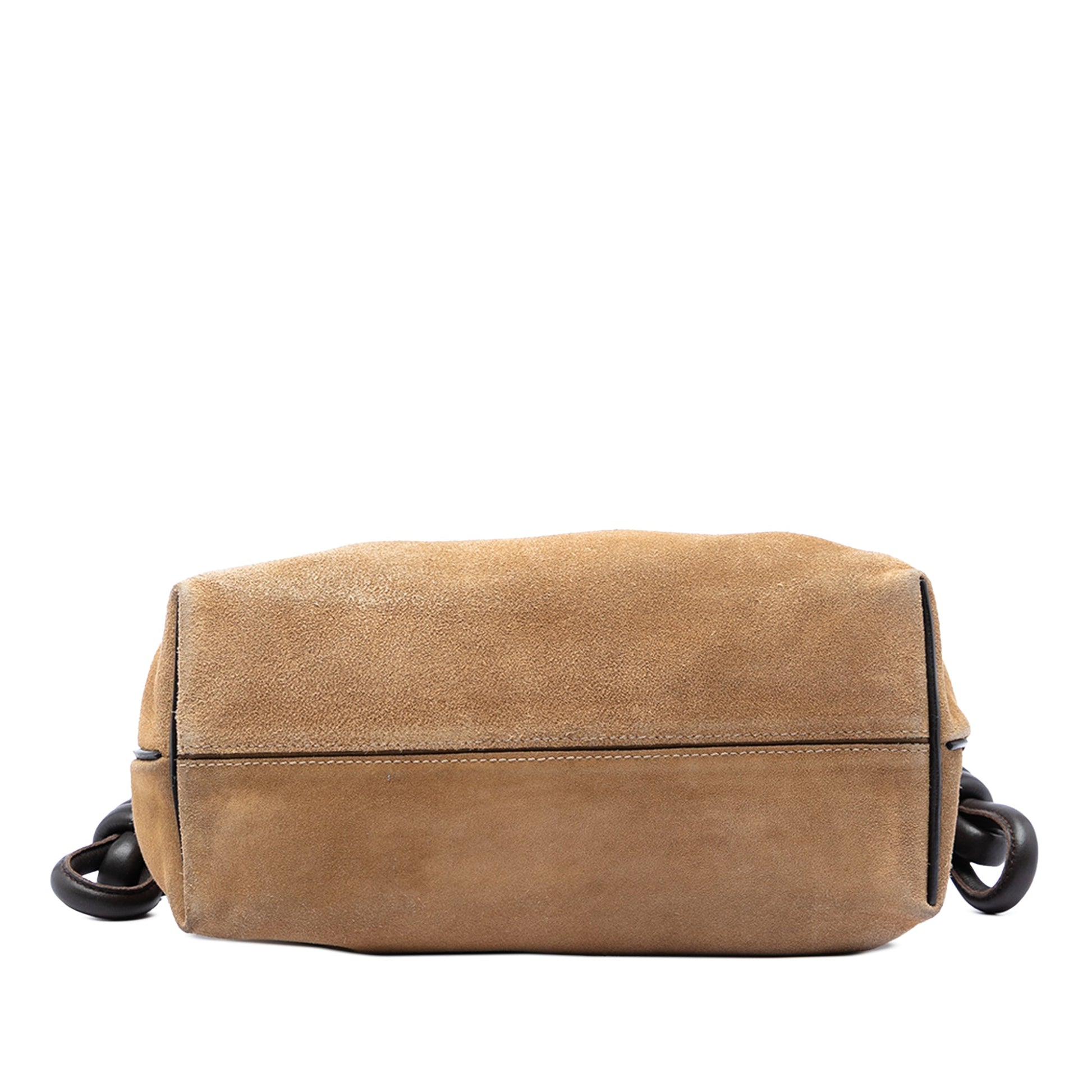 LOEWE Suede Flamenco Knot Crossbody