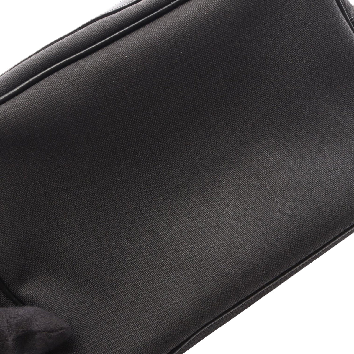 Prada Canapa Logo Camera Bag — Black