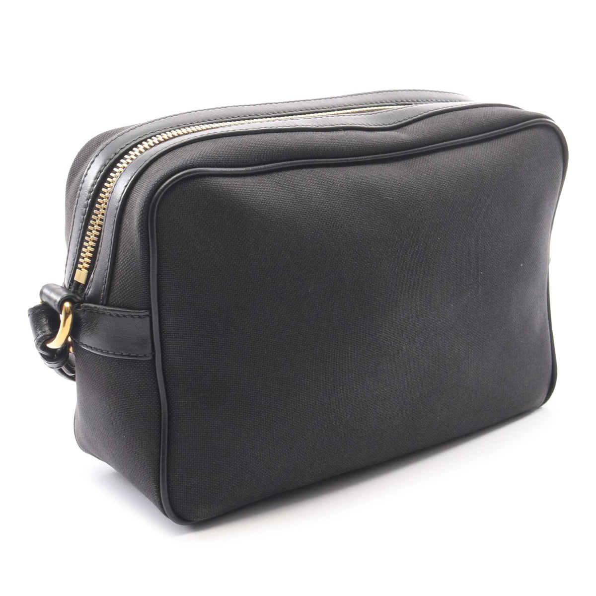 Prada Canapa Logo Camera Bag — Black