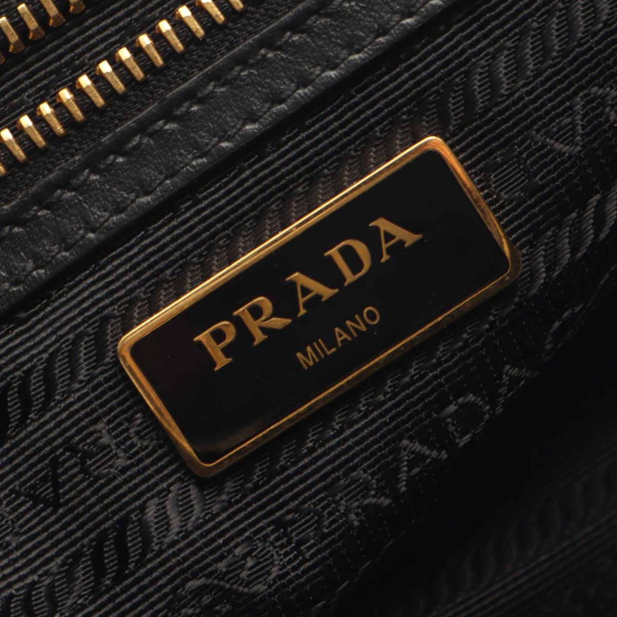 Prada Canapa Logo Camera Bag — Black