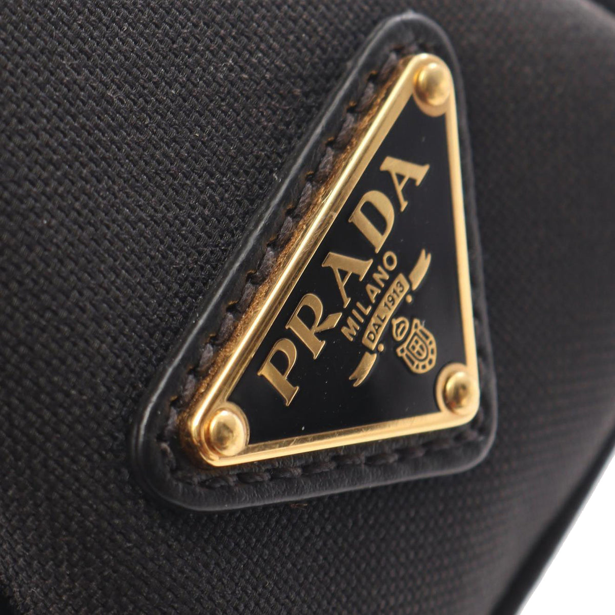 Prada Canapa Logo Camera Bag — Black