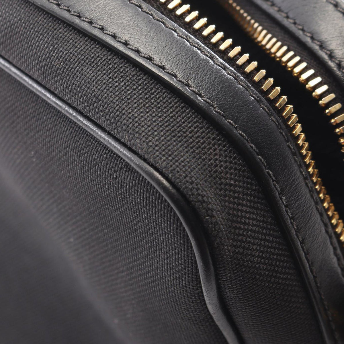 Prada Canapa Logo Camera Bag — Black