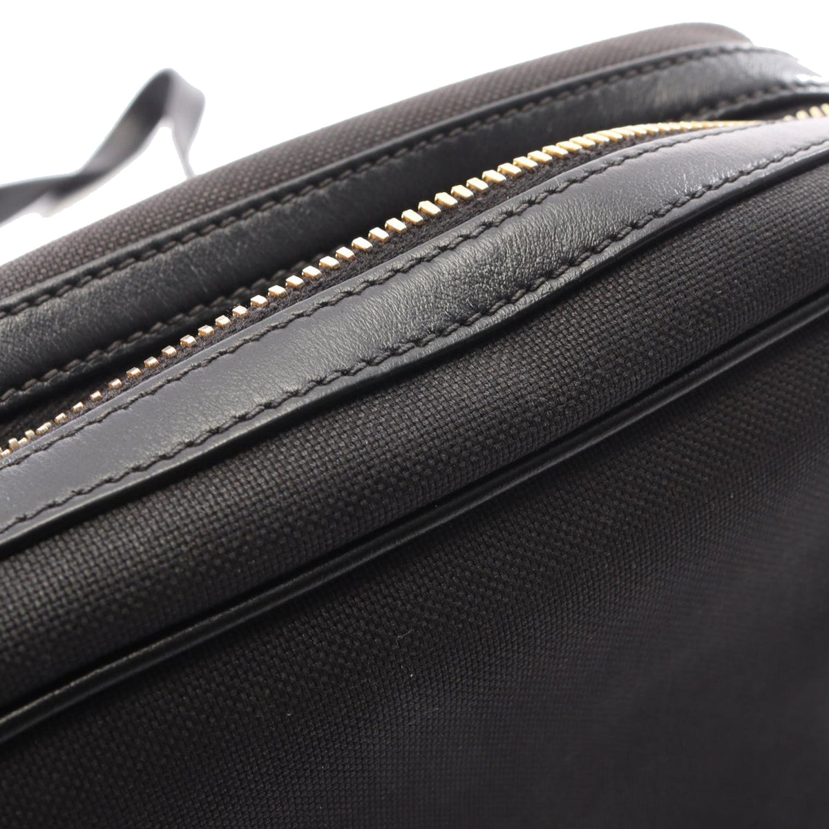 Prada Canapa Logo Camera Bag — Black