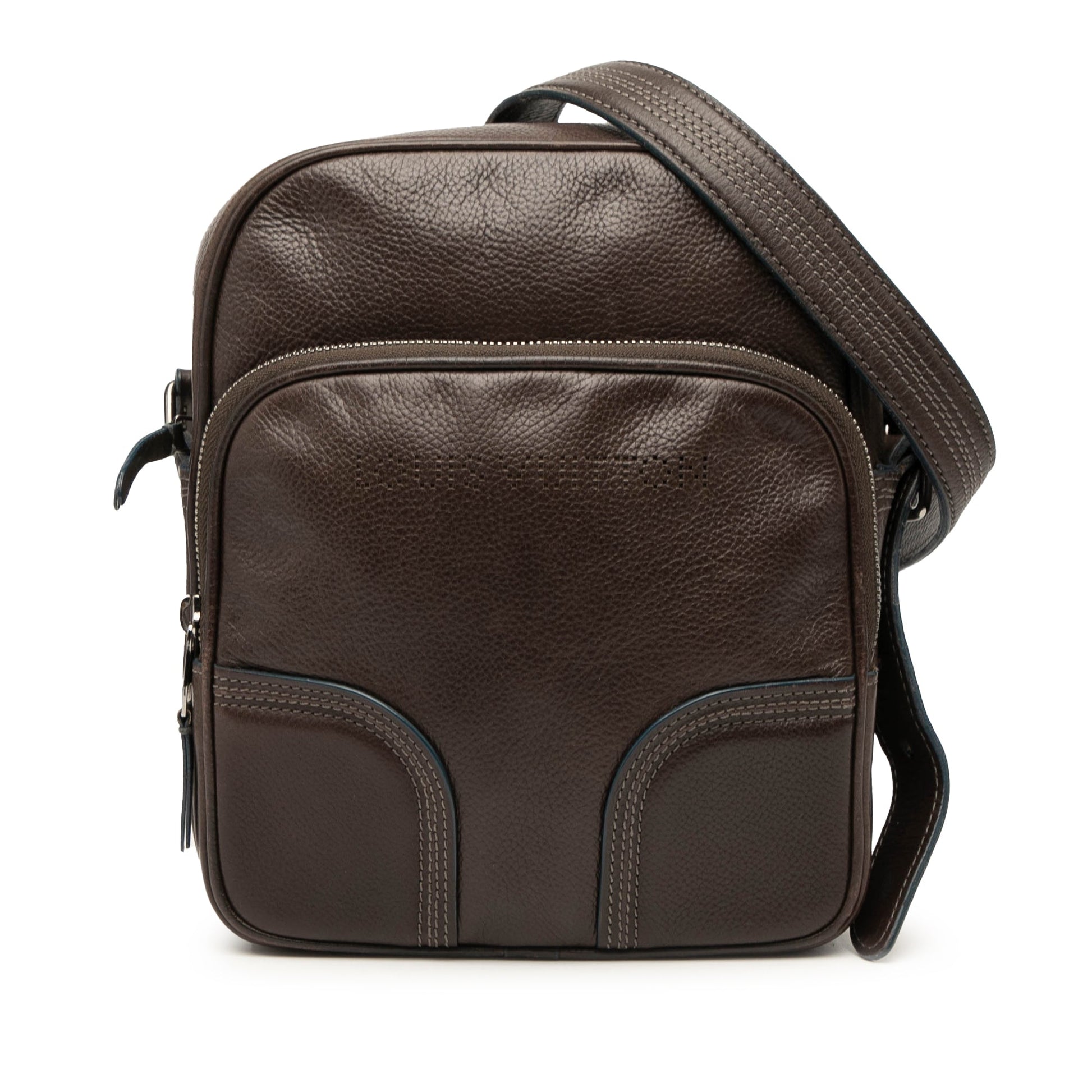 Louis Vuitton Leather Bequia Trotter MM