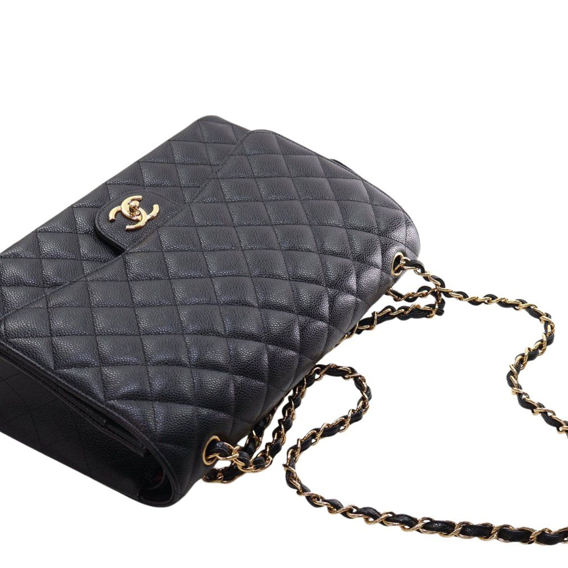 Chanel Maxi Classic Caviar Double Flap
