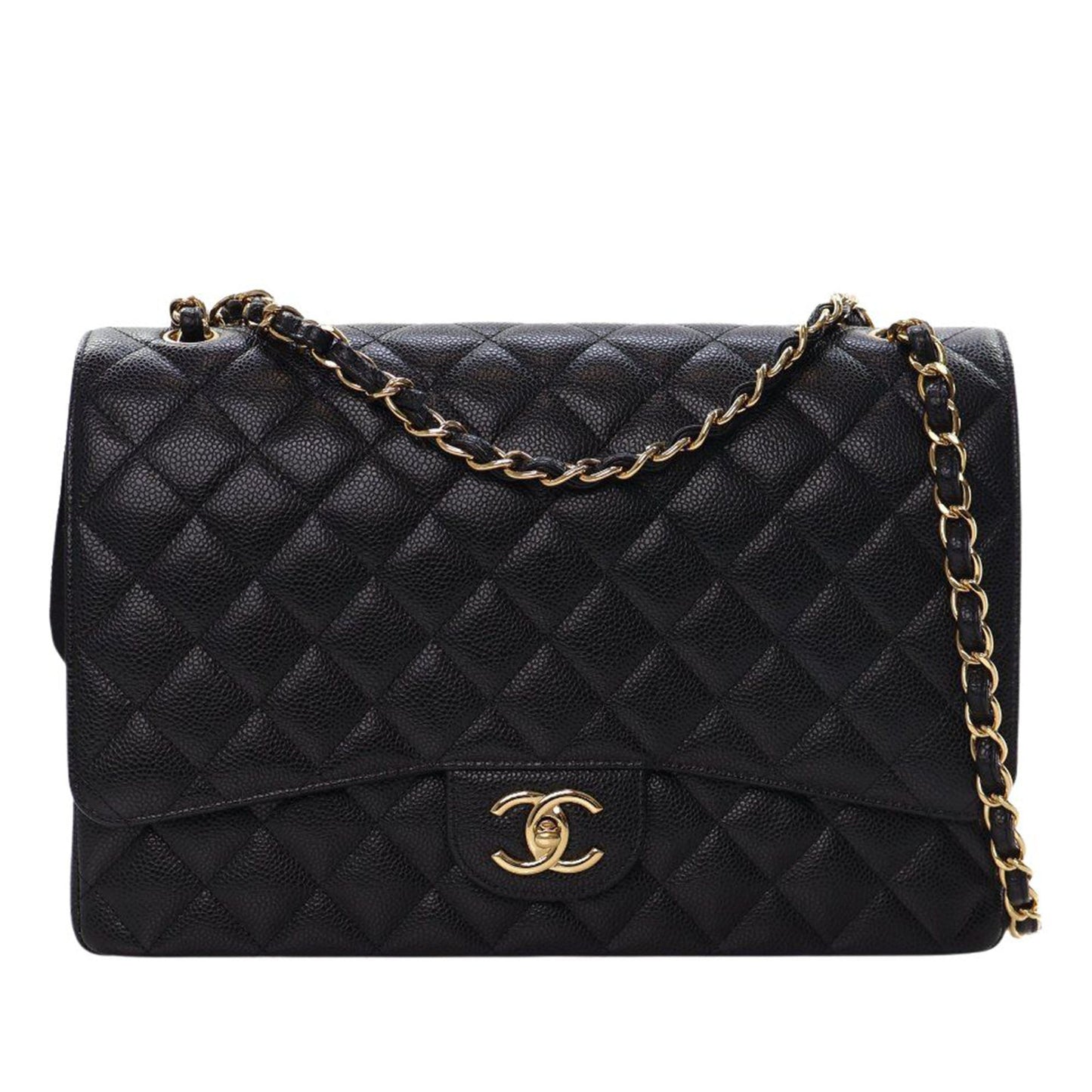 Chanel Maxi Classic Caviar Double Flap