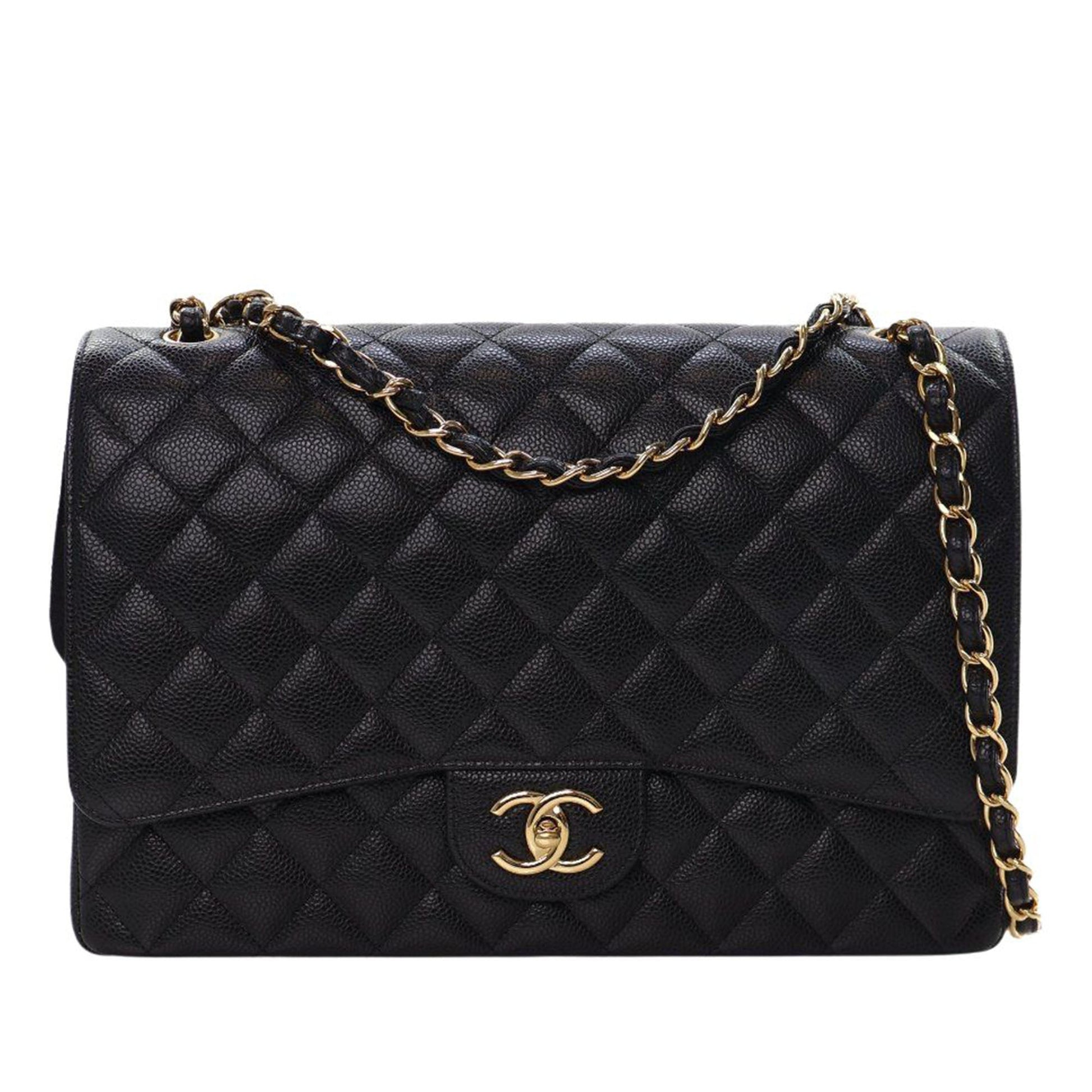 Chanel Maxi Classic Caviar Double Flap