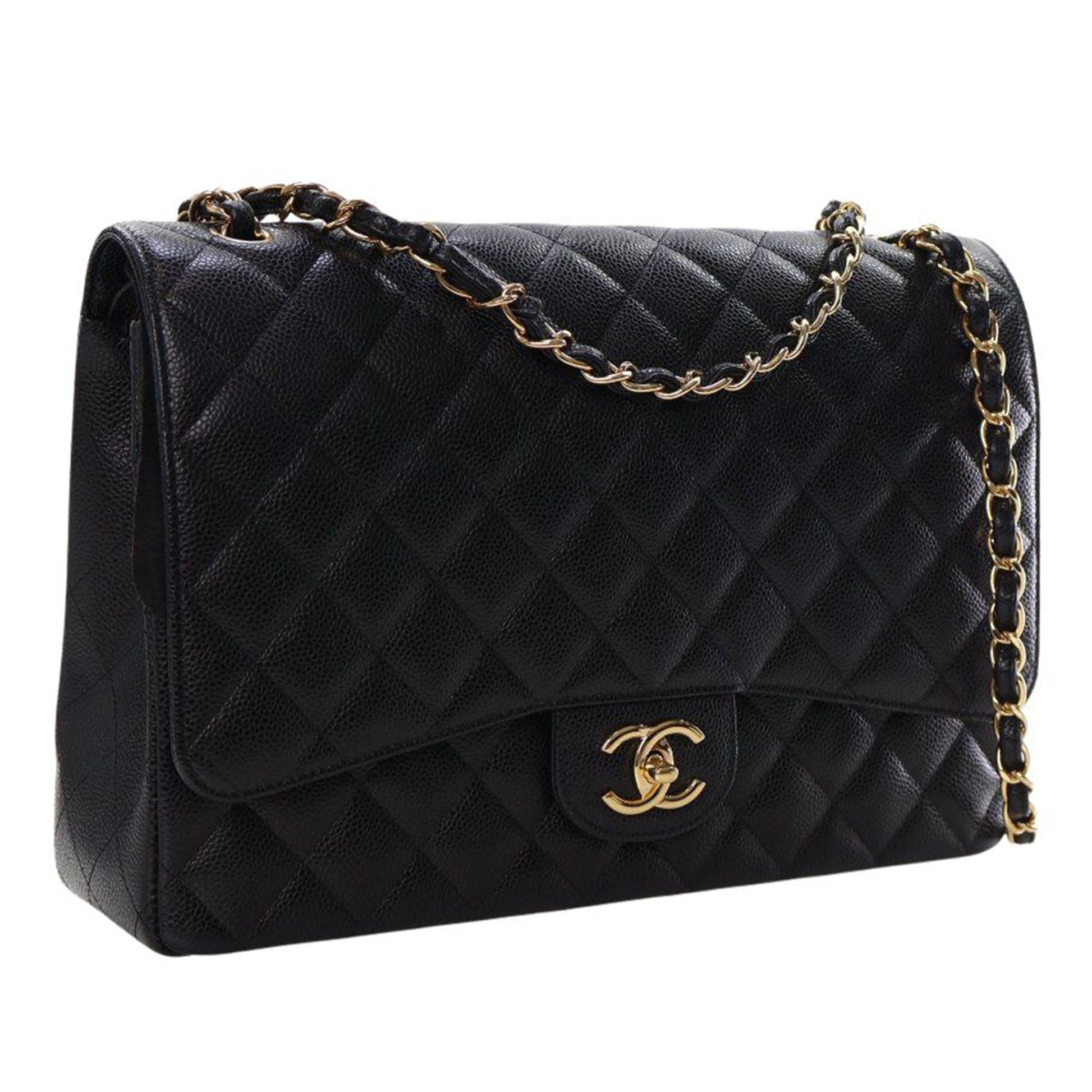 Chanel Maxi Classic Caviar Double Flap