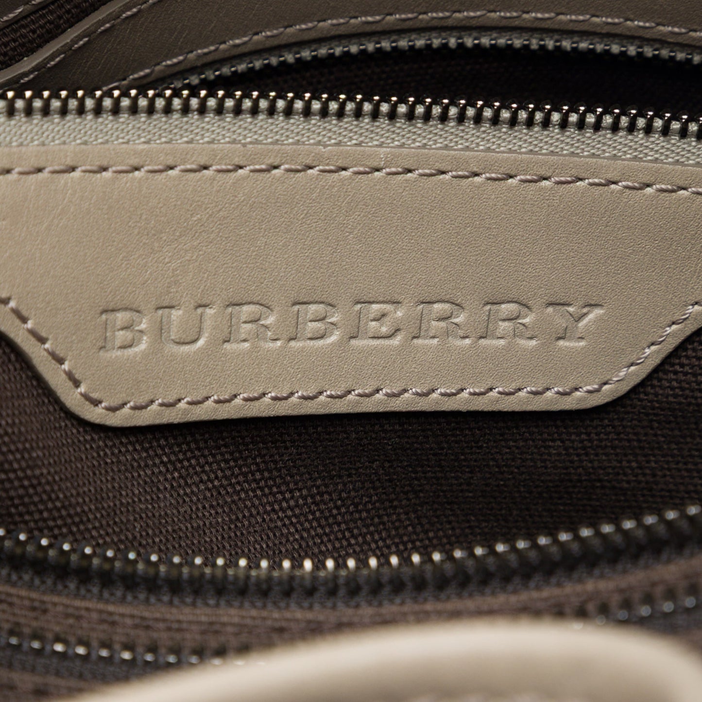 Burberry Medium Smoke Check Coated Canvas Walden Belted Hobo