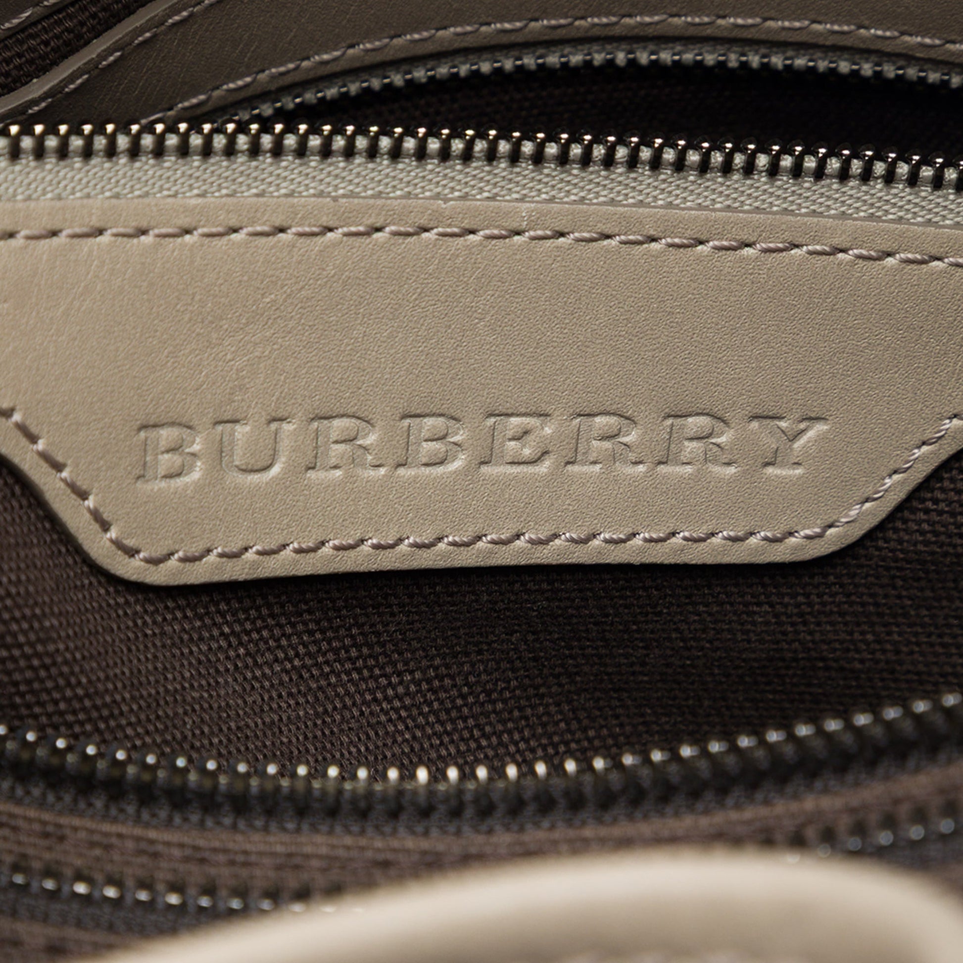 Burberry Medium Smoke Check Coated Canvas Walden Belted Hobo