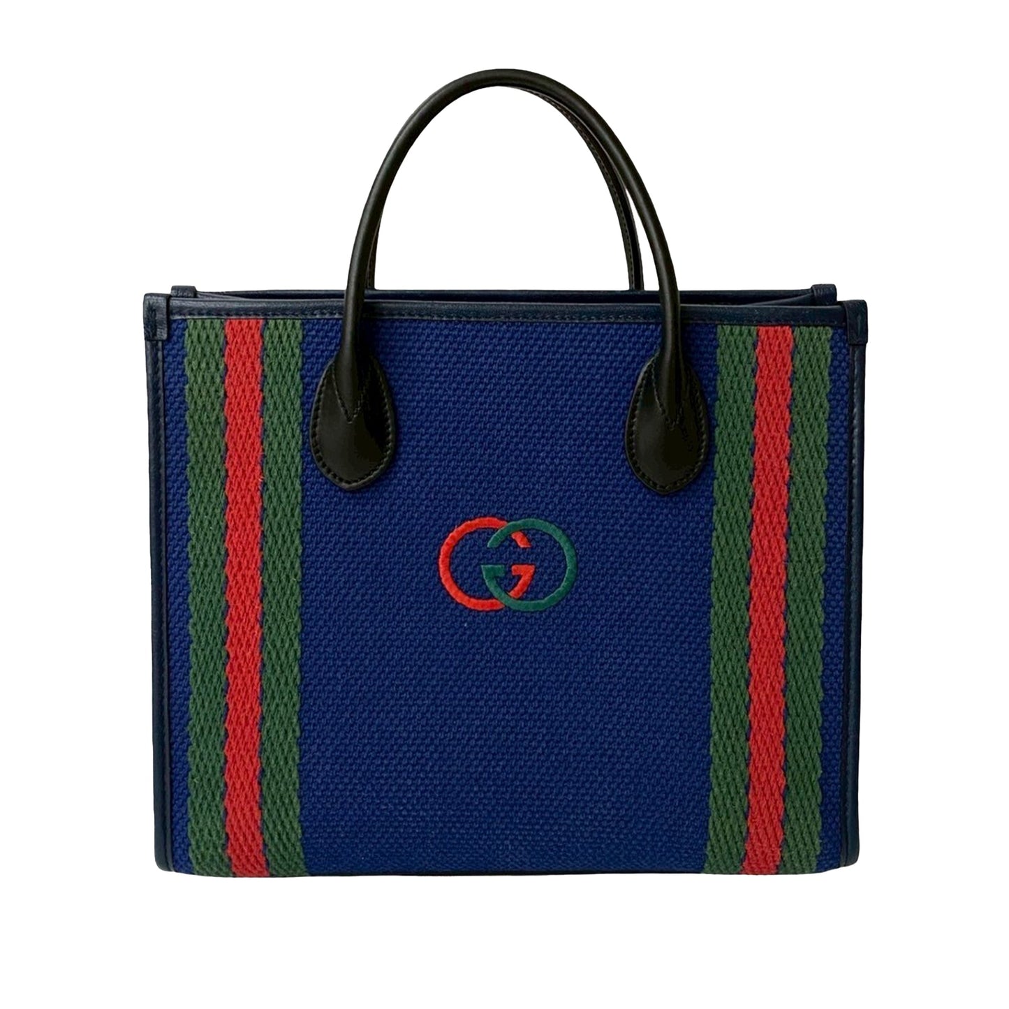 Gucci Canvas Interlocking G Satchel