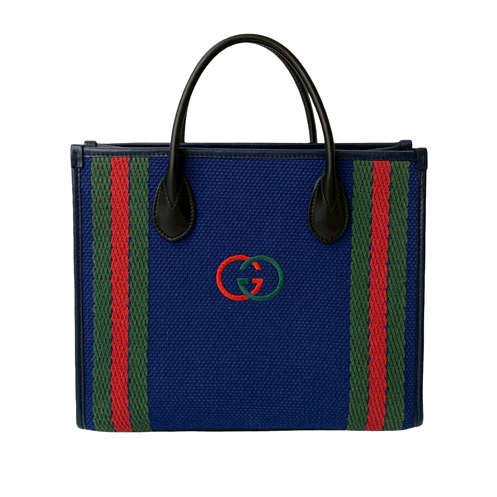 Gucci Canvas Interlocking G Satchel
