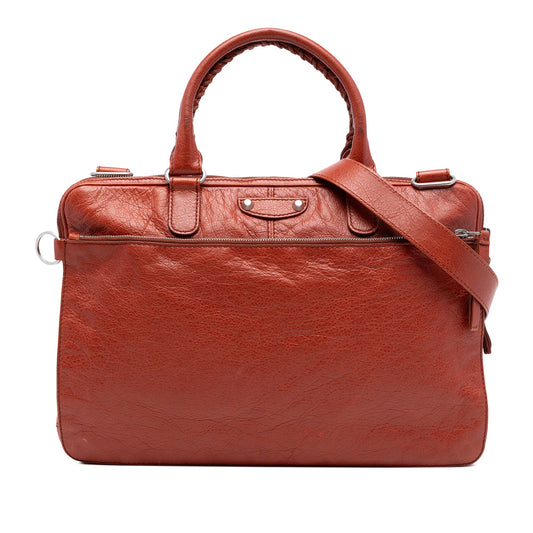 Lambskin Motocross Giant 12 Briefcase