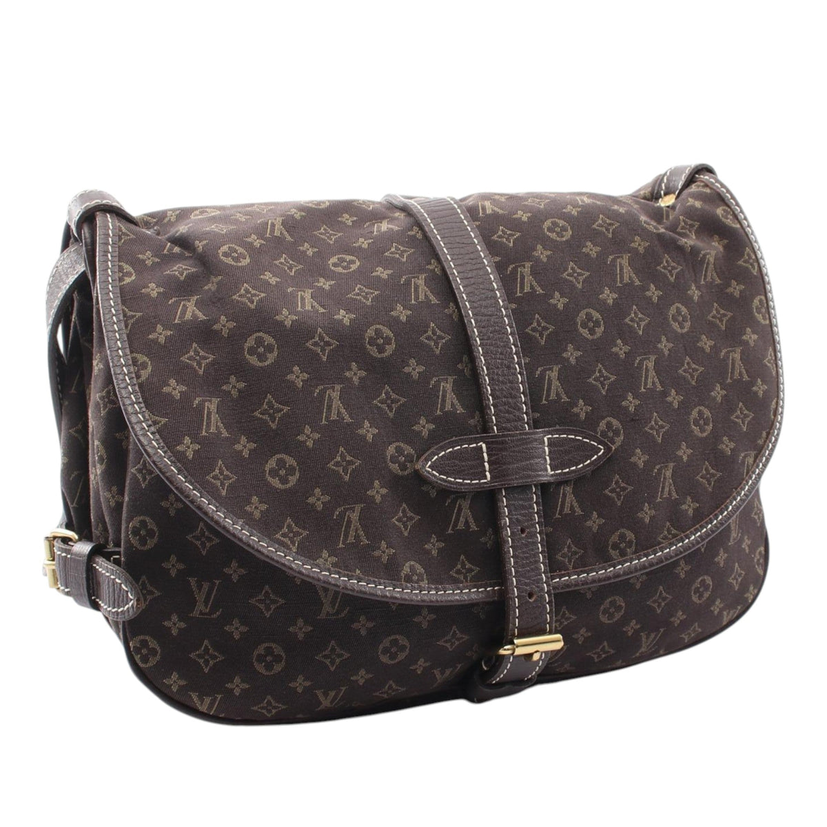 Louis Vuitton Monogram Mini Lin Saumur 30