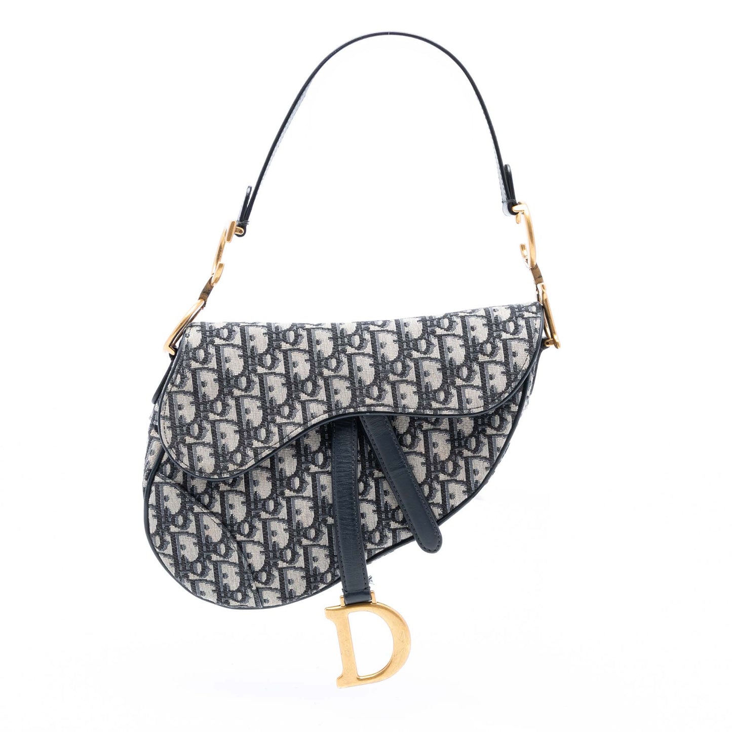 Dior Oblique Canvas Saddle Bag