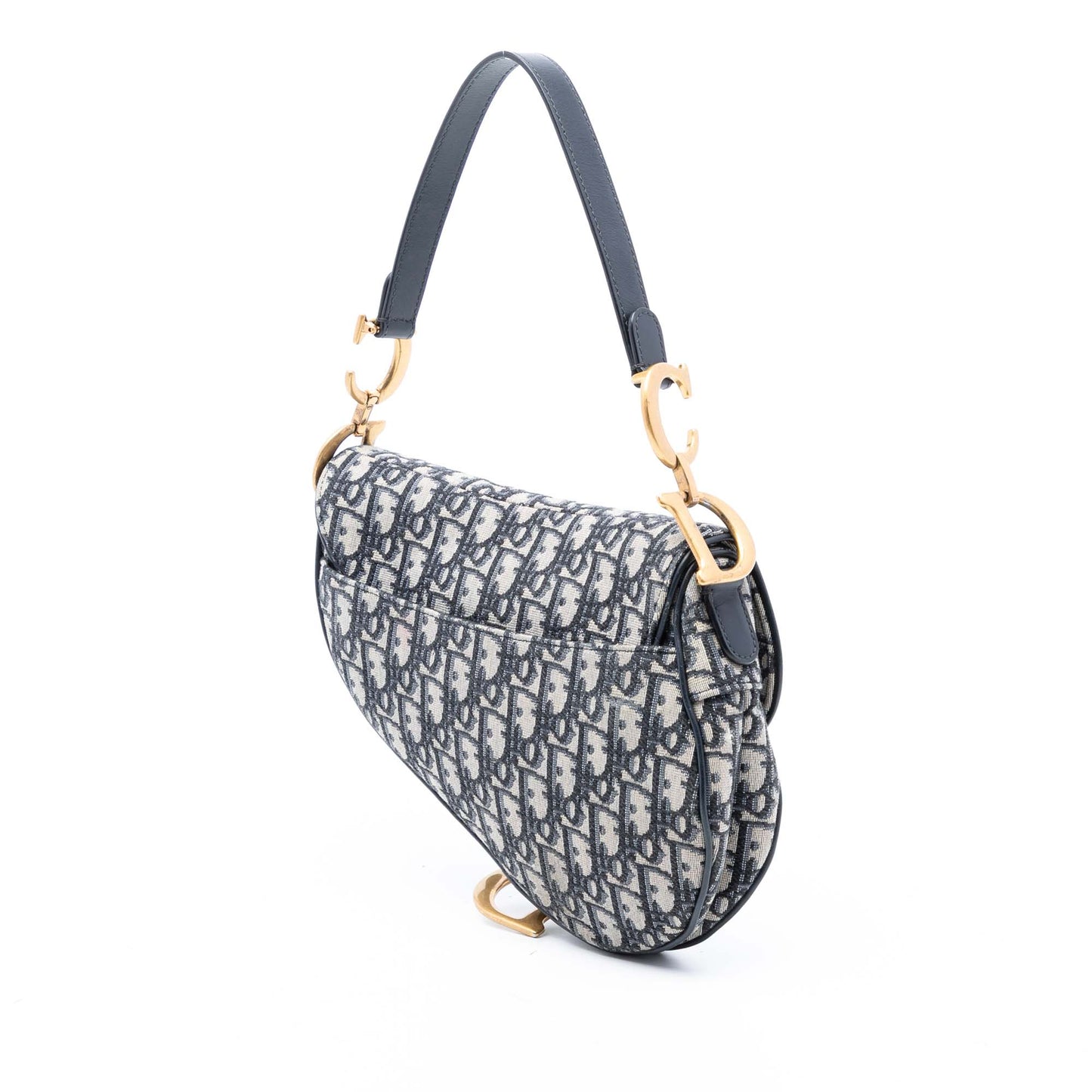 Dior Oblique Canvas Saddle Bag