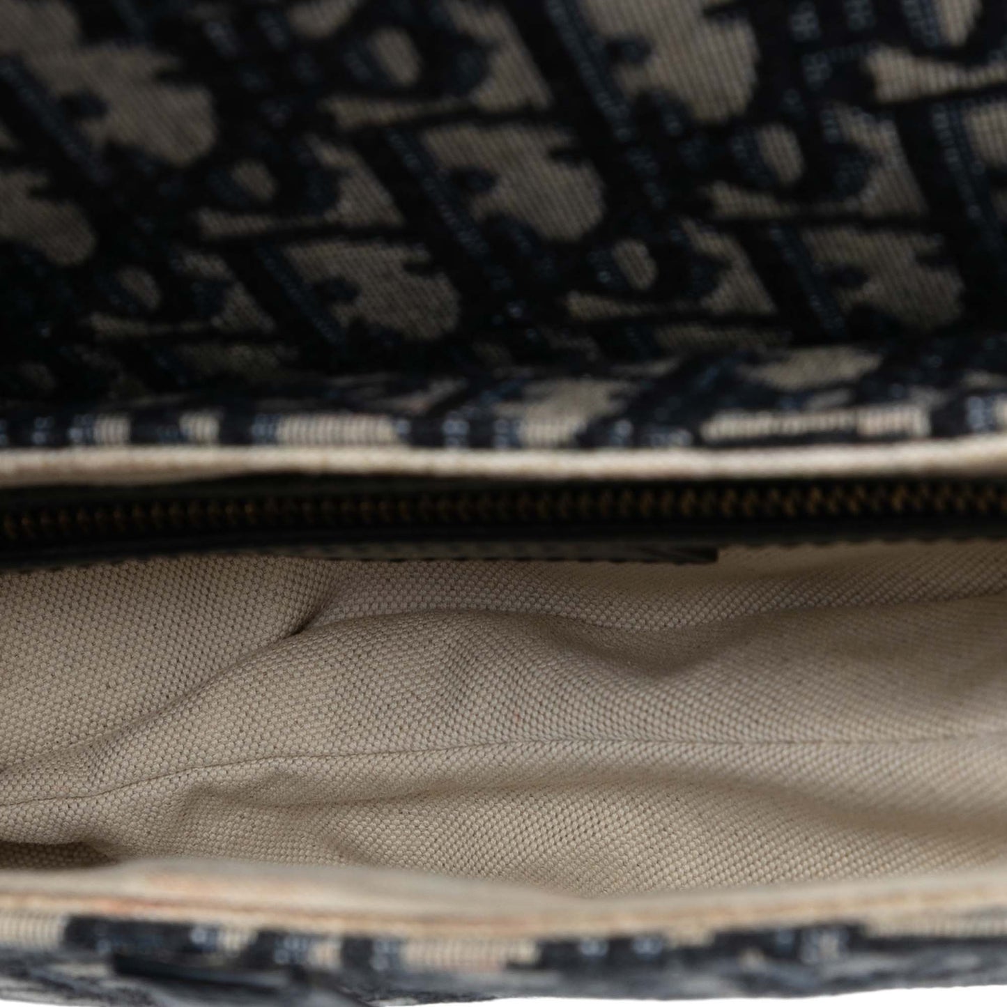 Dior Oblique Canvas Saddle Bag