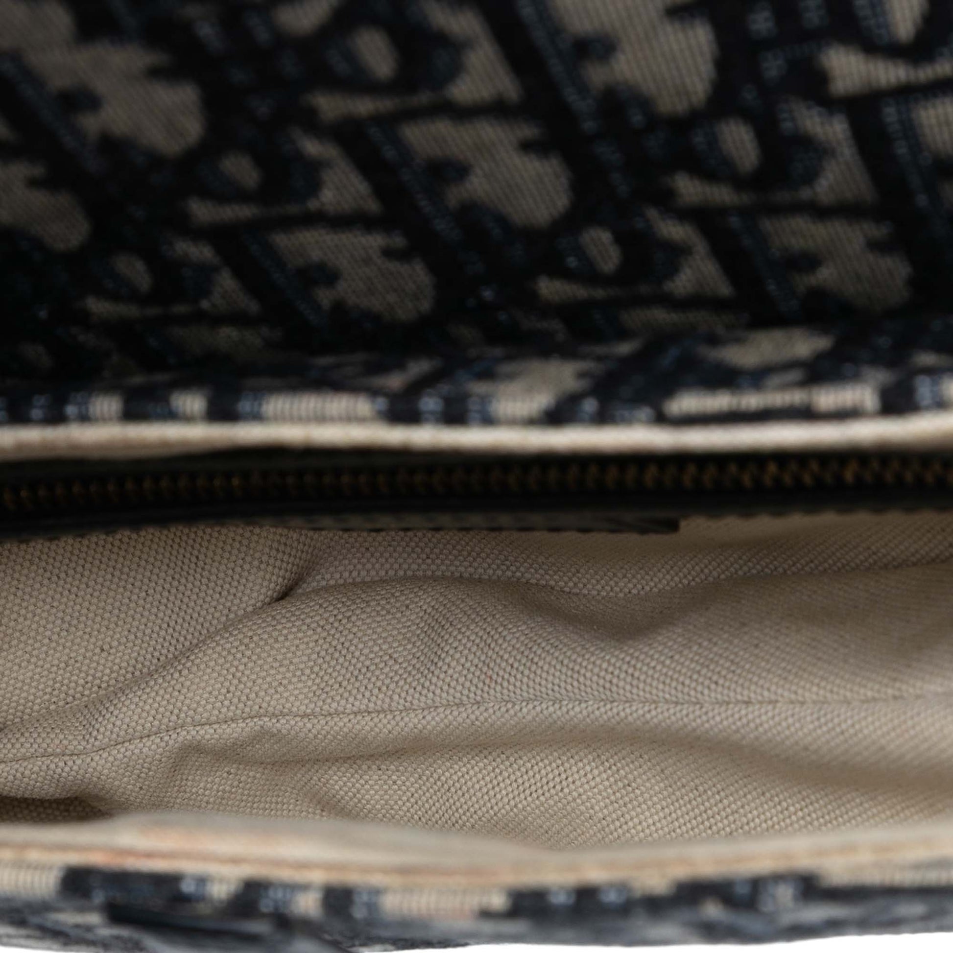 Dior Oblique Canvas Saddle Bag