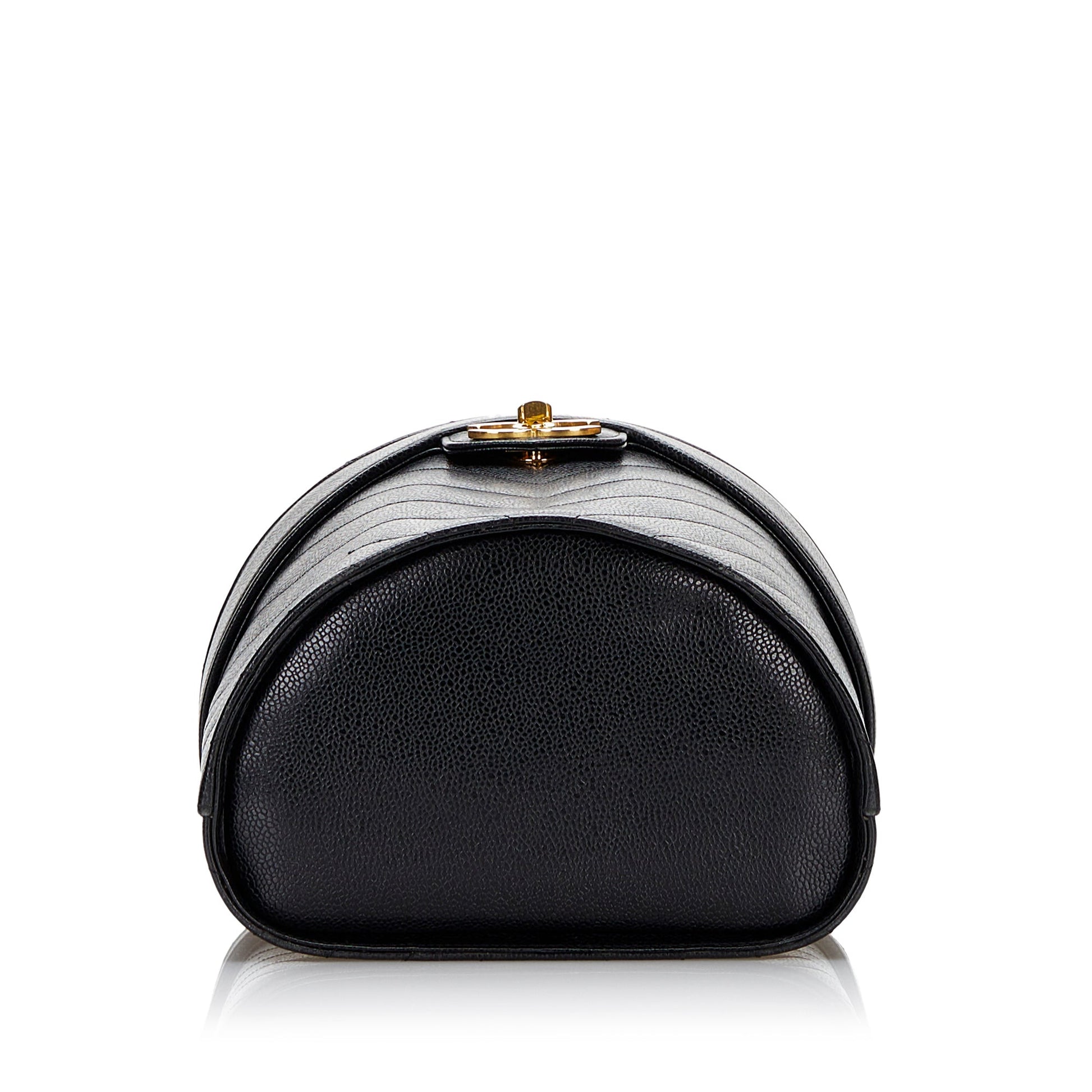 Chanel CC Caviar Leather Vanity Bag