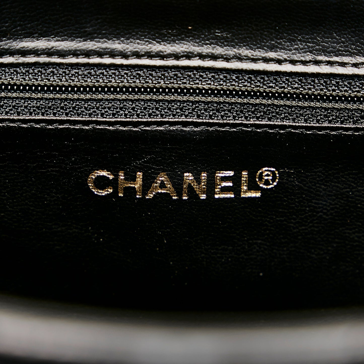 Chanel CC Caviar Leather Vanity Bag
