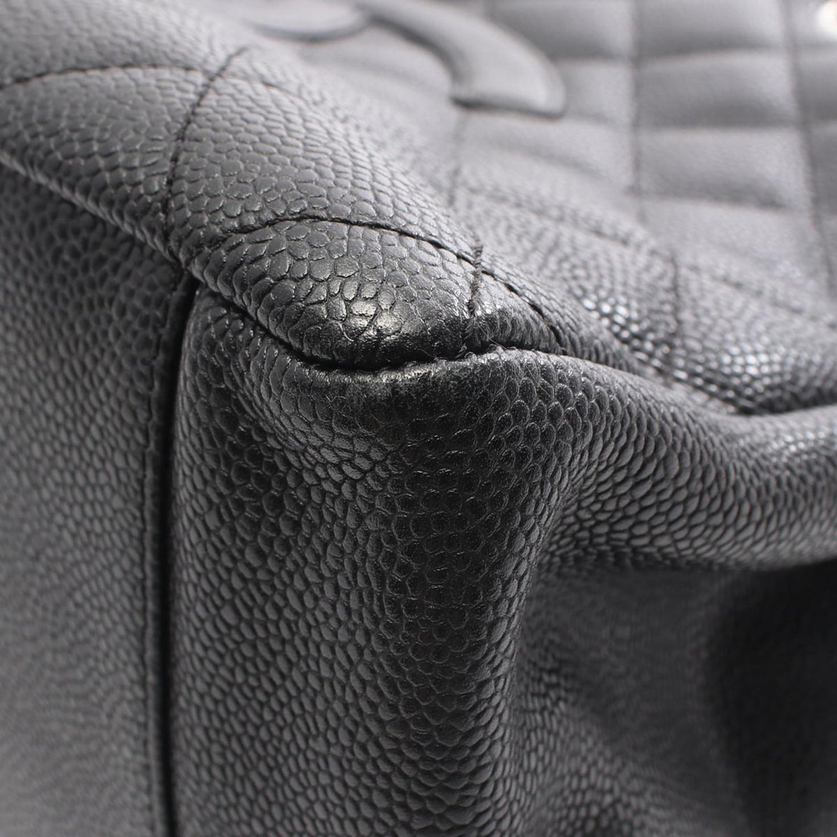 Chanel Caviar Grand Shopping Tote — Black