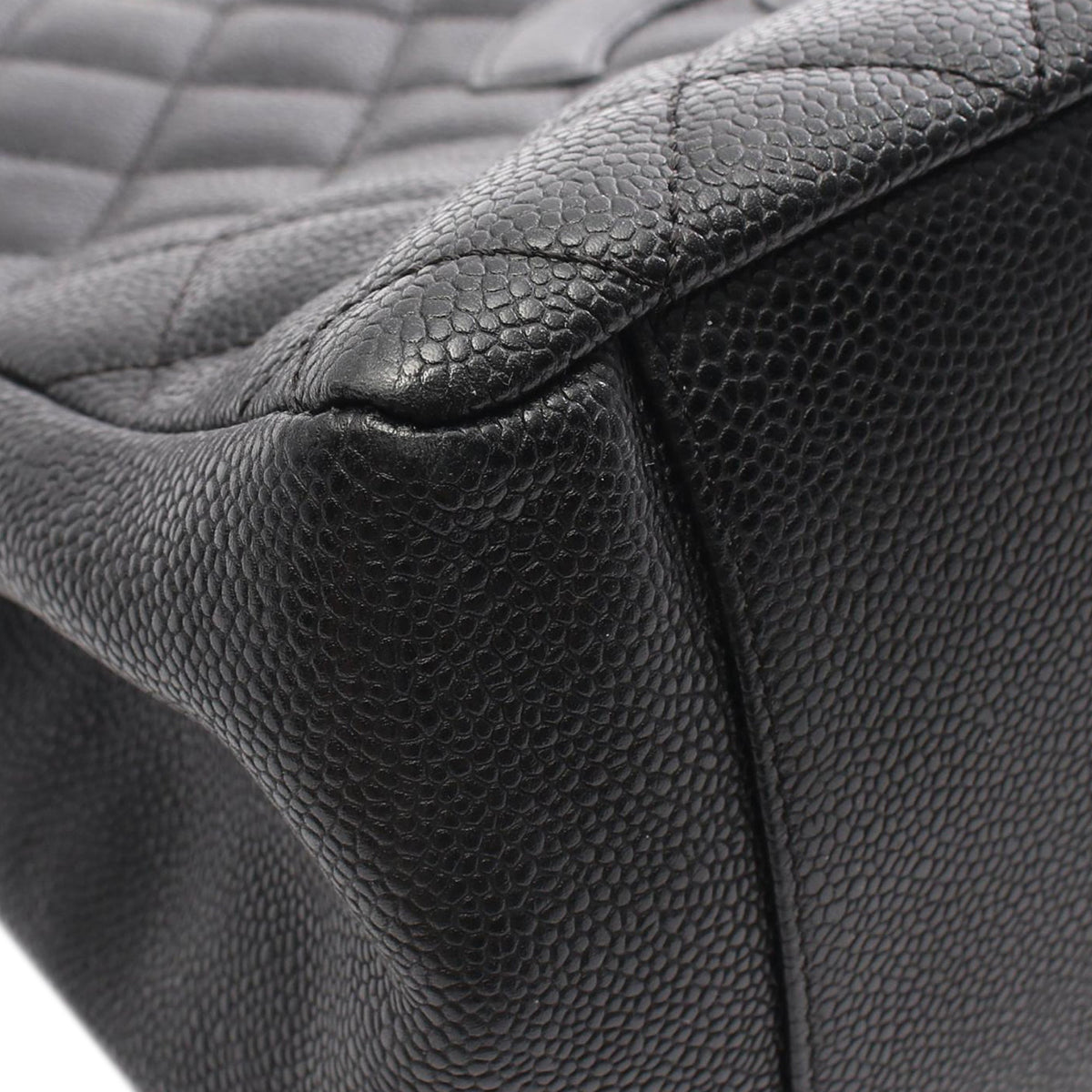 Chanel Caviar Grand Shopping Tote — Black