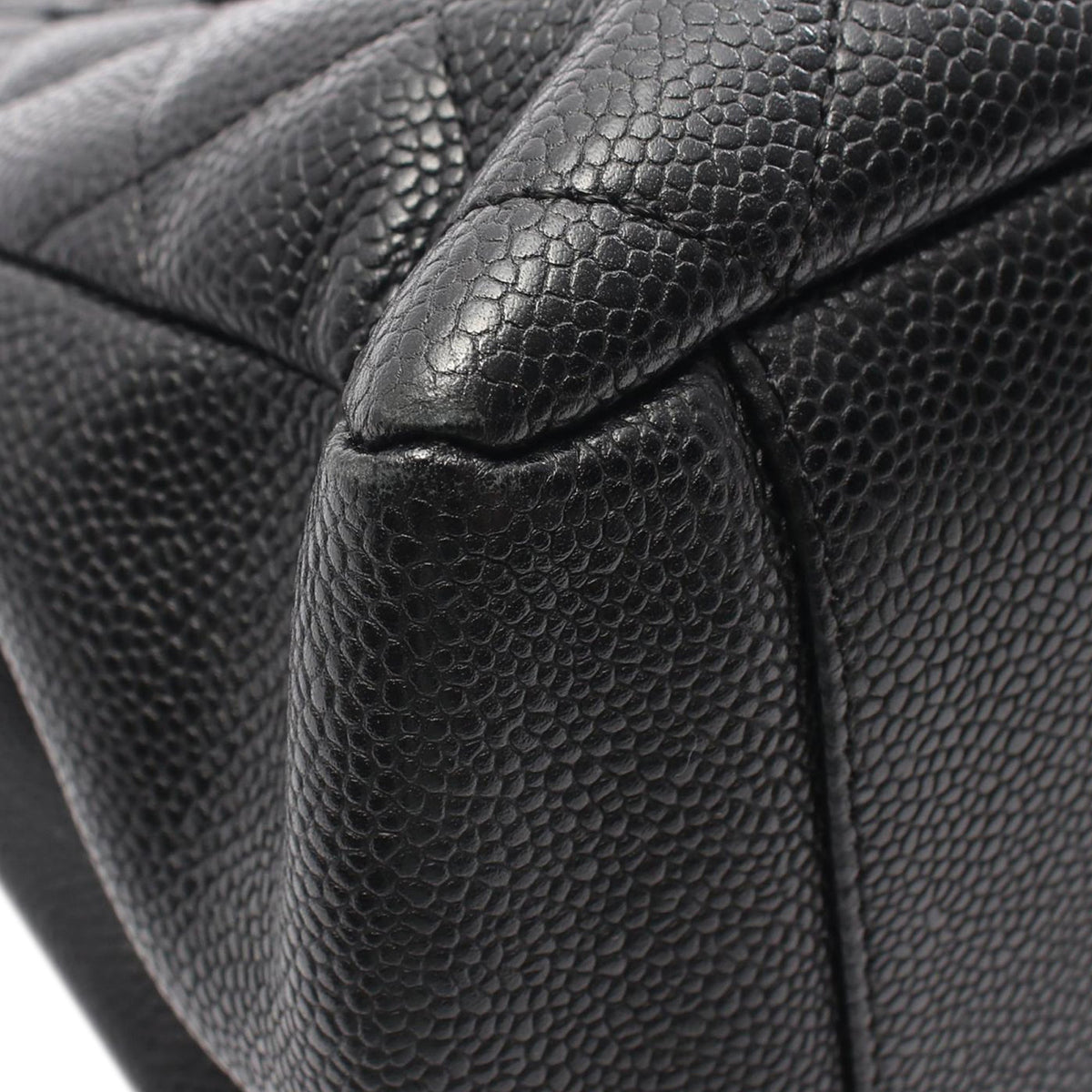 Chanel Caviar Grand Shopping Tote — Black