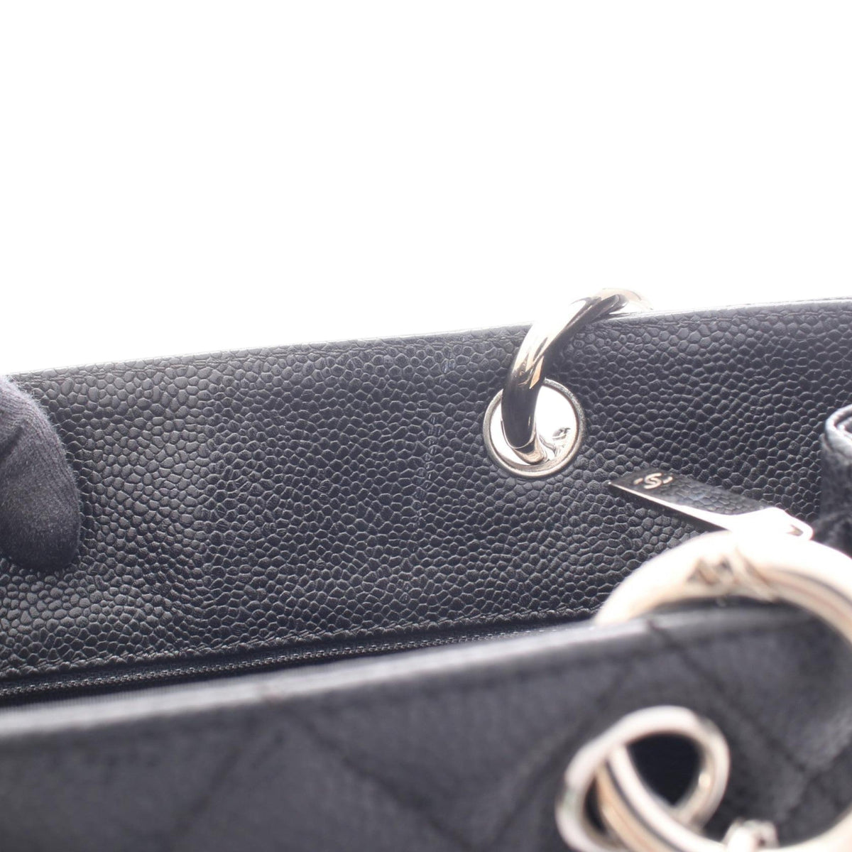 Chanel Caviar Grand Shopping Tote — Black