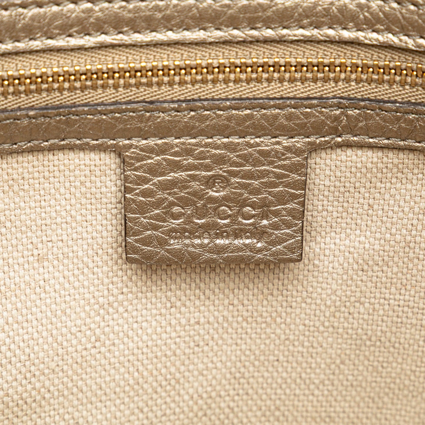 Gucci Small Leather Soho Satchel