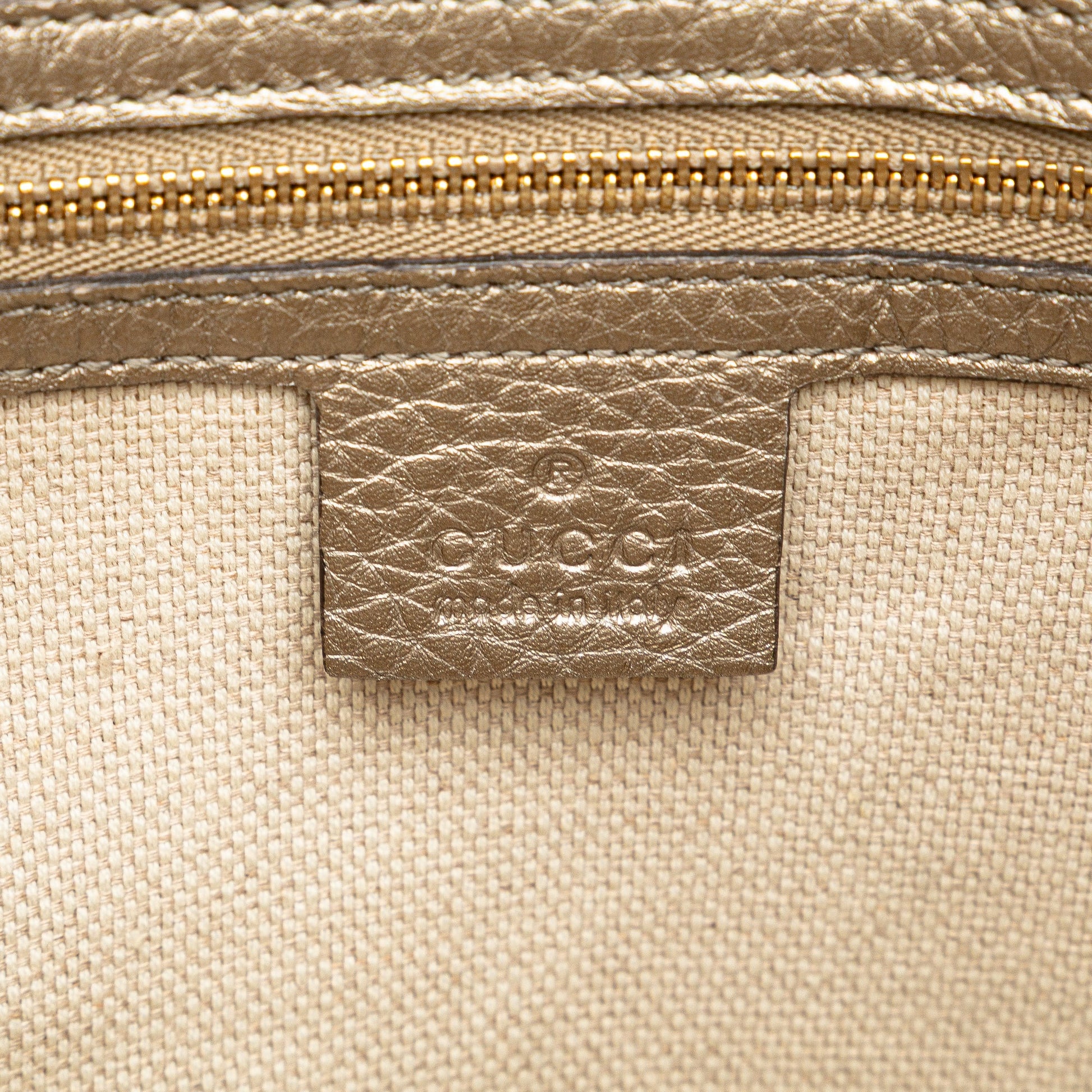 Gucci Small Leather Soho Satchel