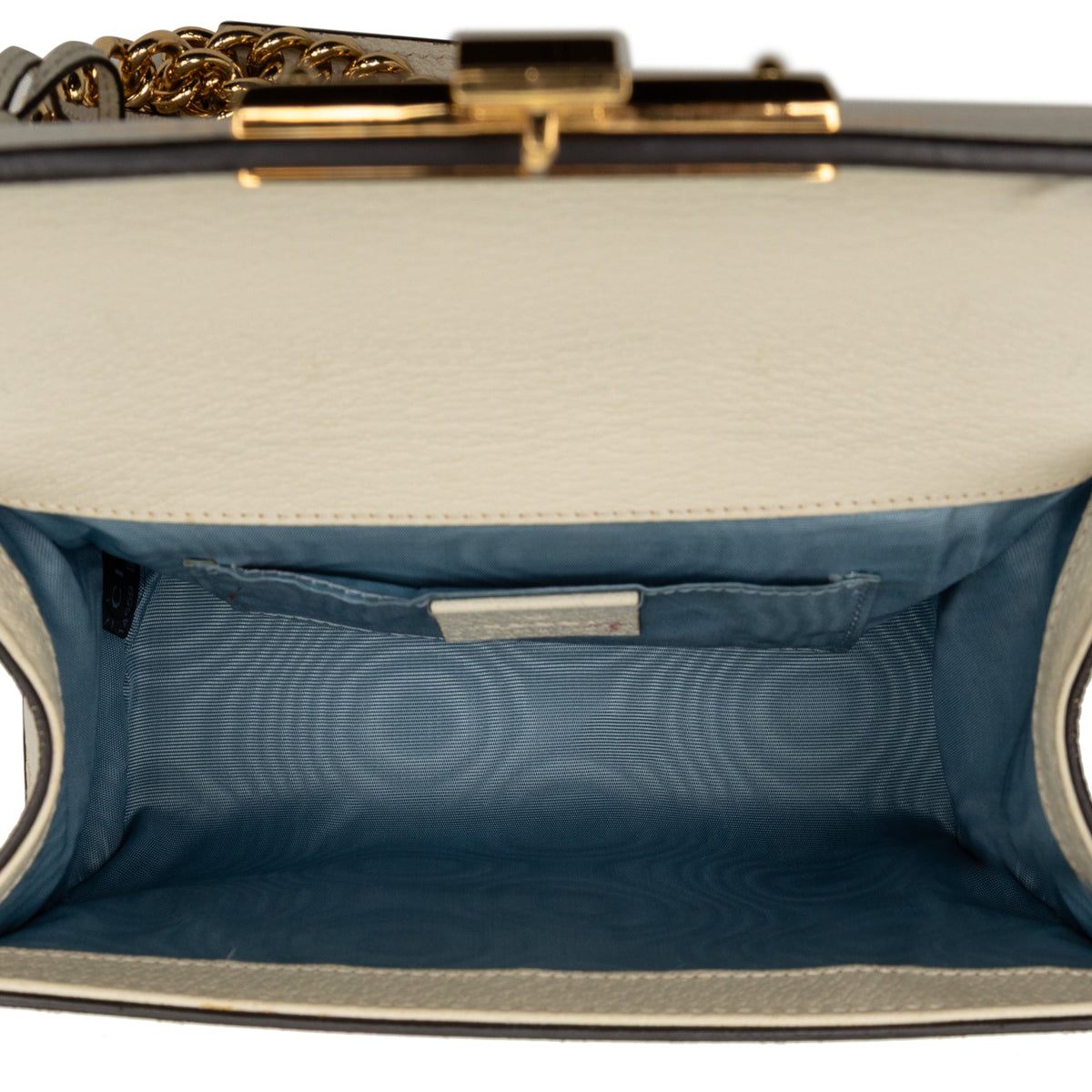 Gucci Small Leather Bee Star Padlock Crossbody