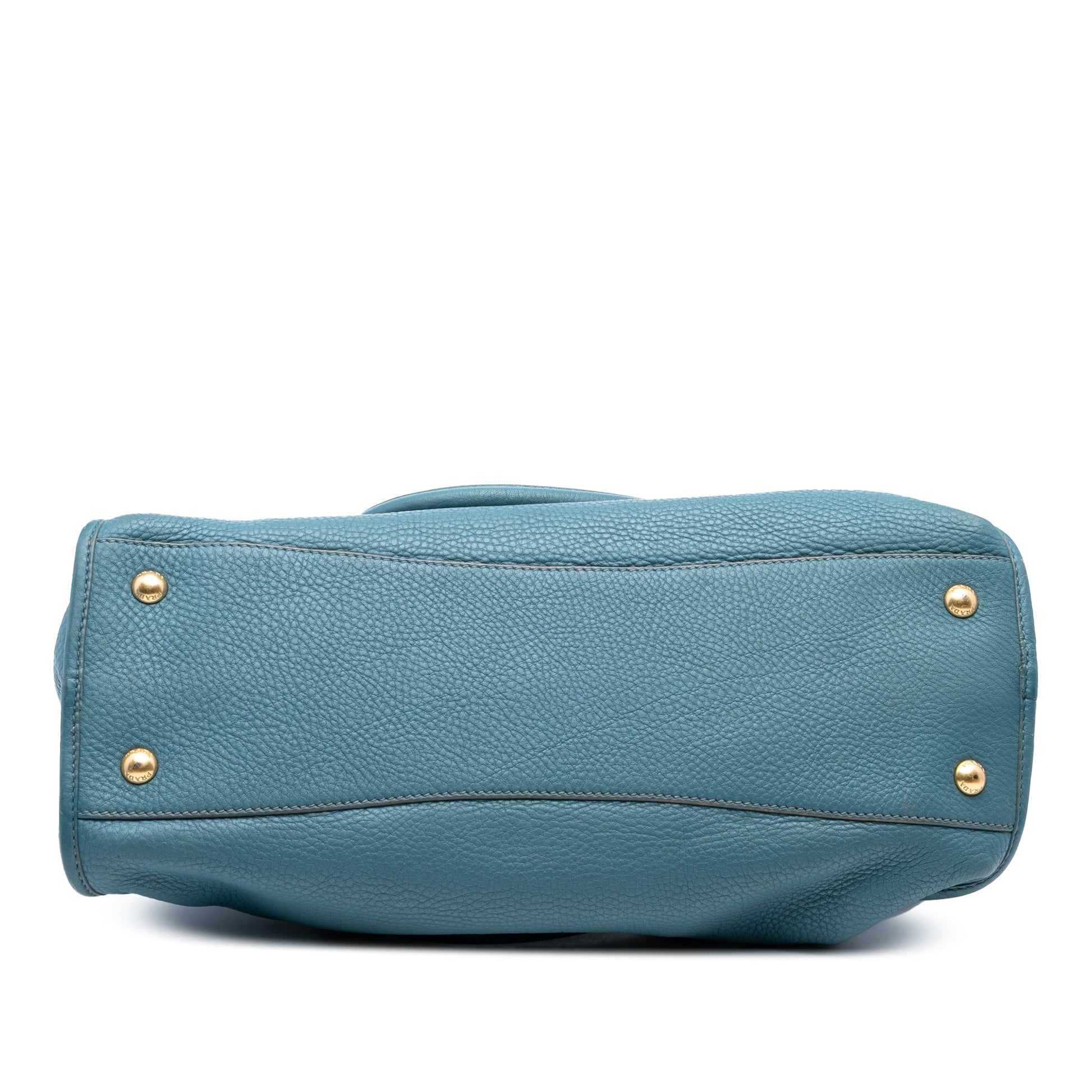 Prada Vitello Daino Zip Top Satchel
