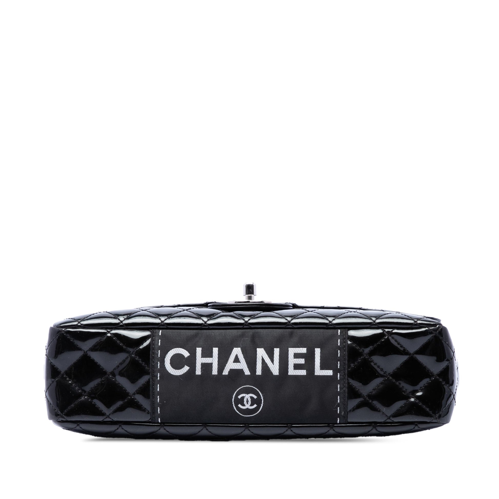 Chanel Medium Quilted Patent Secret Label Flap