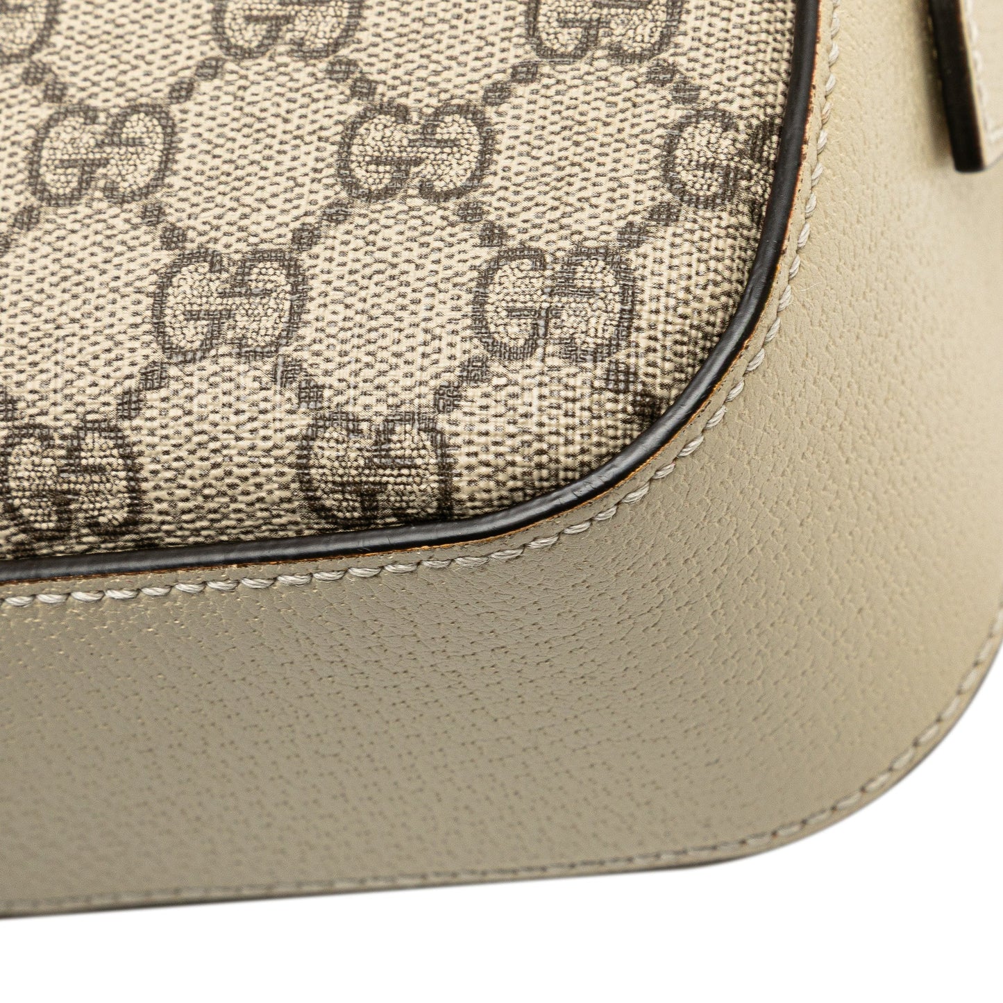 Gucci Small GG Supreme Textured Calfskin Web Ophidia Camera Bag