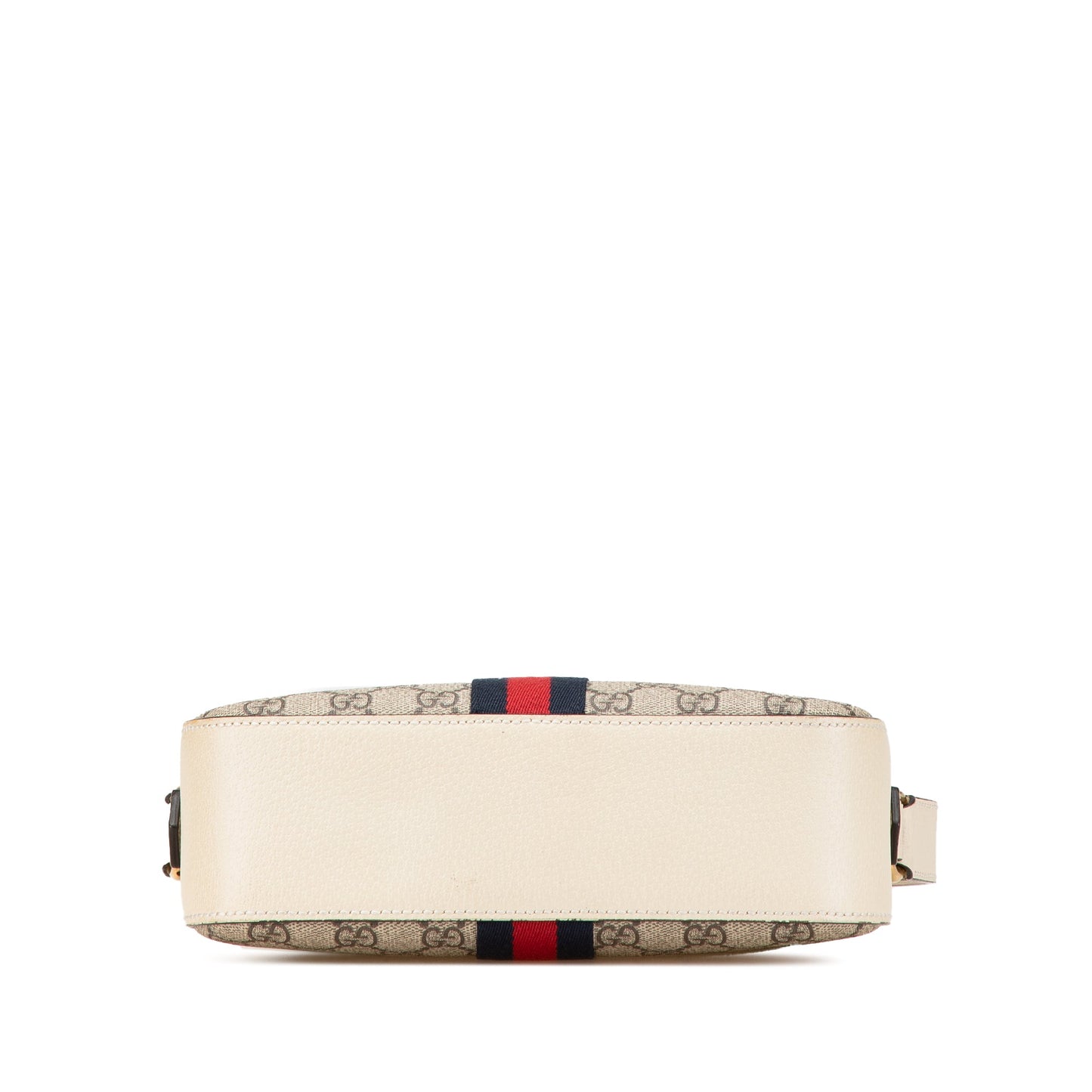 Gucci Small GG Supreme Textured Calfskin Web Ophidia Camera Bag