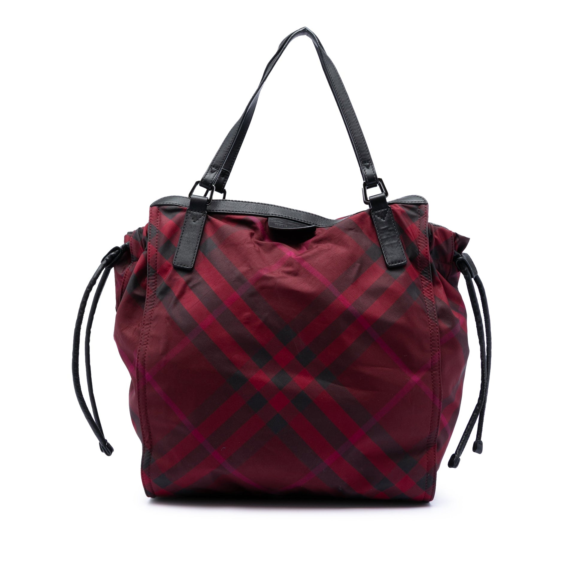 Supernova Check Nylon Buckleigh Tote