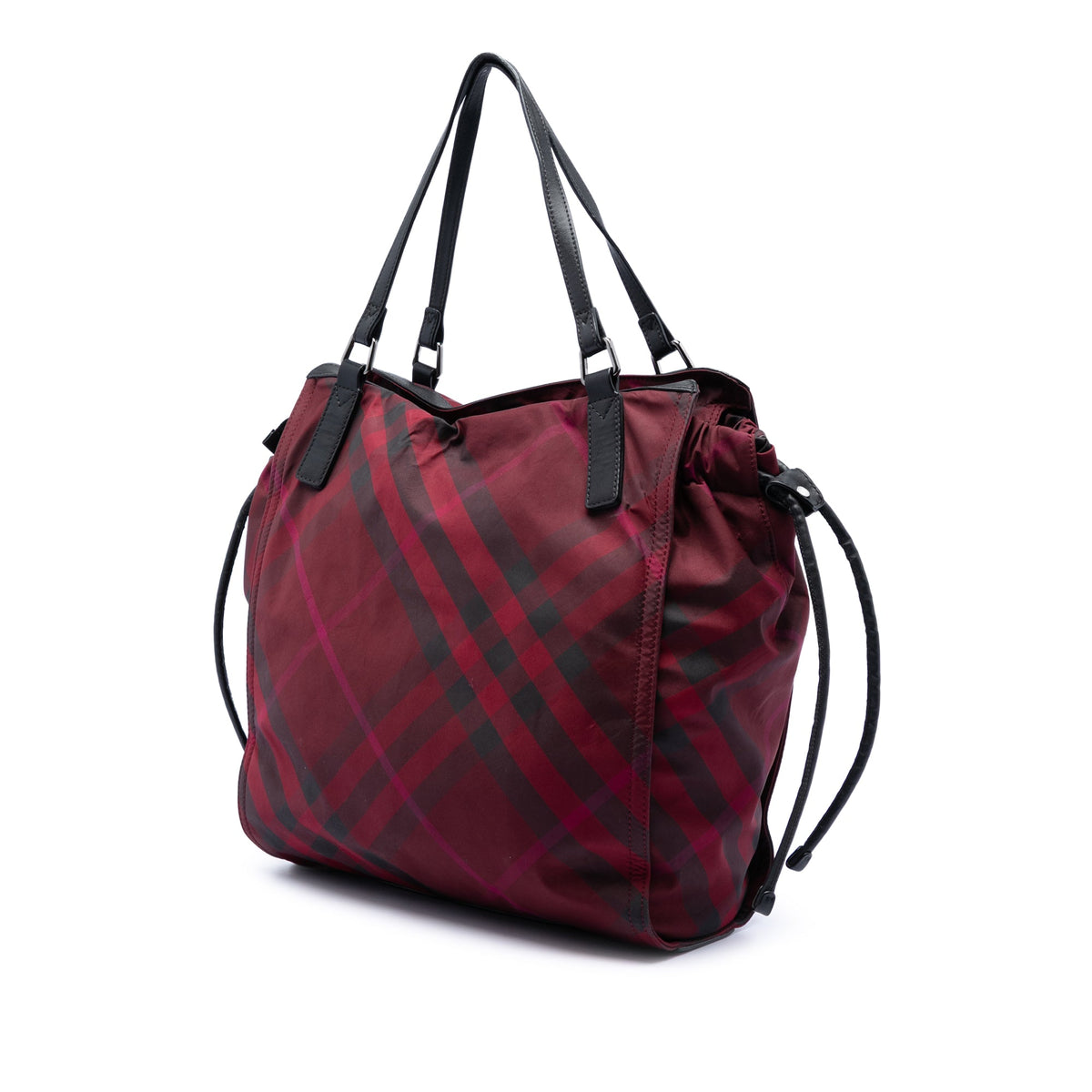 Supernova Check Nylon Buckleigh Tote