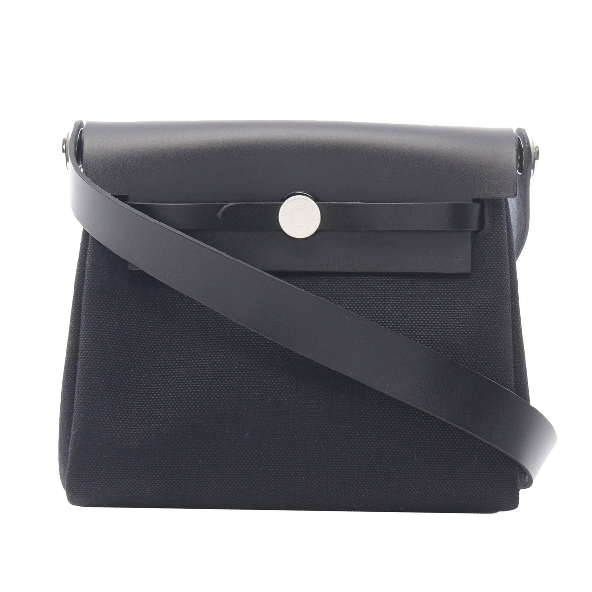 Hermès Military Toile and Vache Hunter Herbag Zip 20