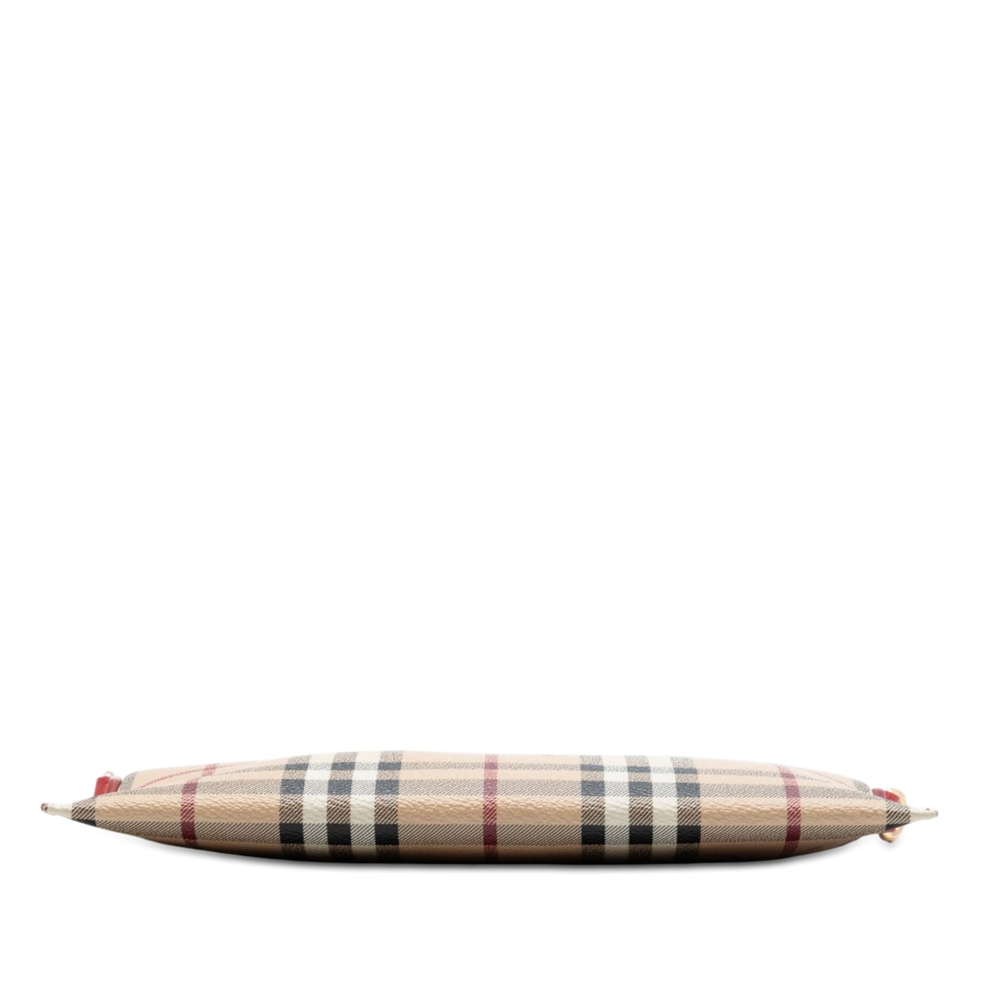 Burberry Haymarket Check Coated Canvas Peyton Crossbody
