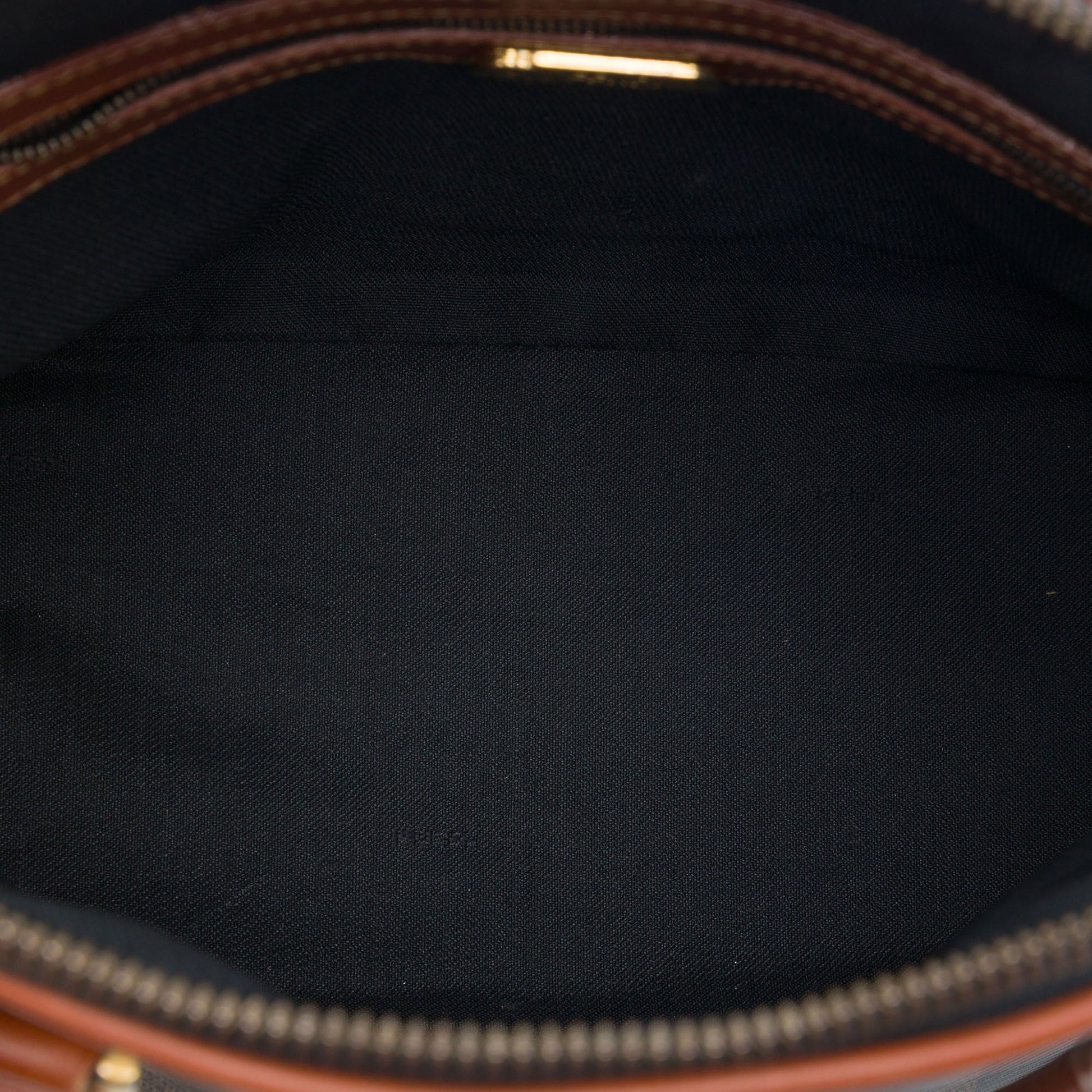 Fendi Pequin Coated Canvas Dome Satchel