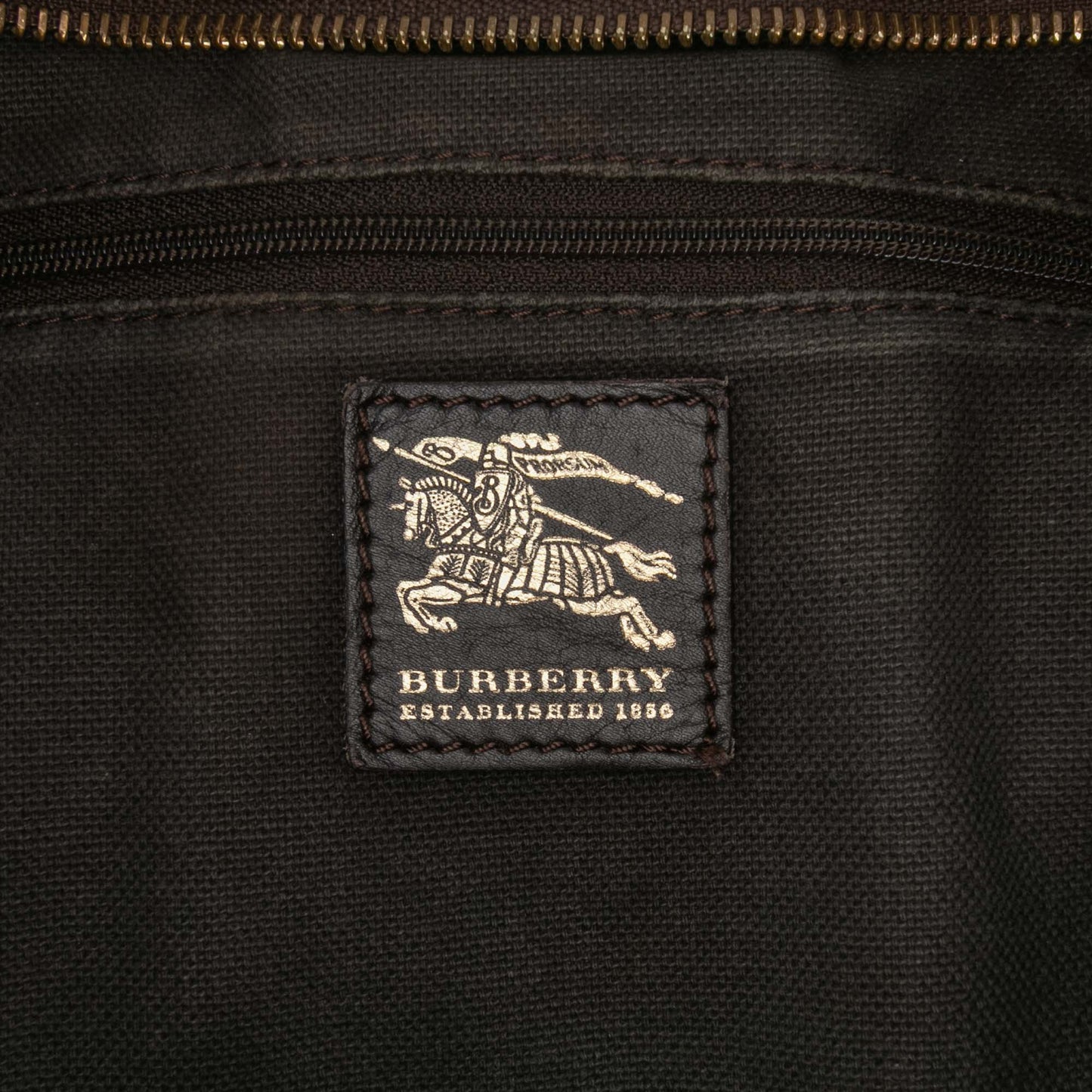 Burberry Haymarket Check Coated Canvas Hobo Bag