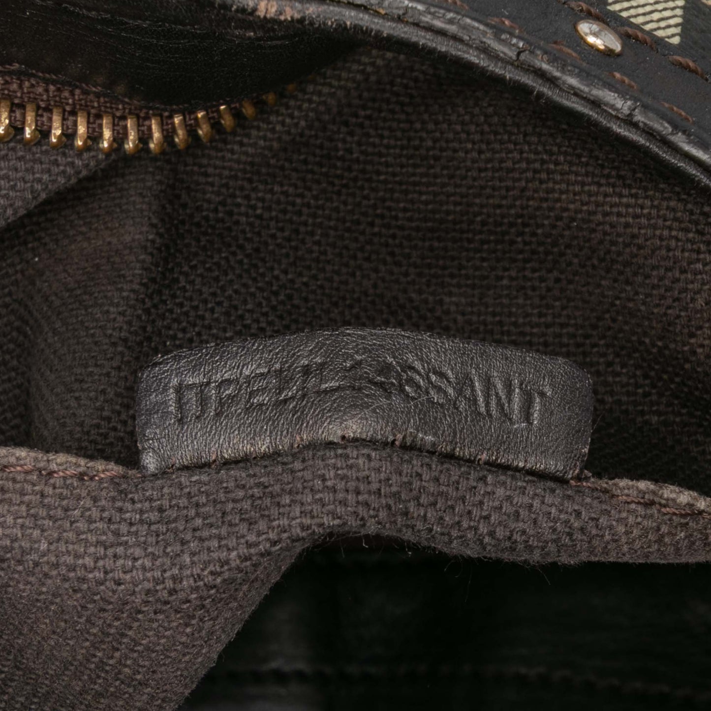 Burberry Haymarket Check Coated Canvas Hobo Bag