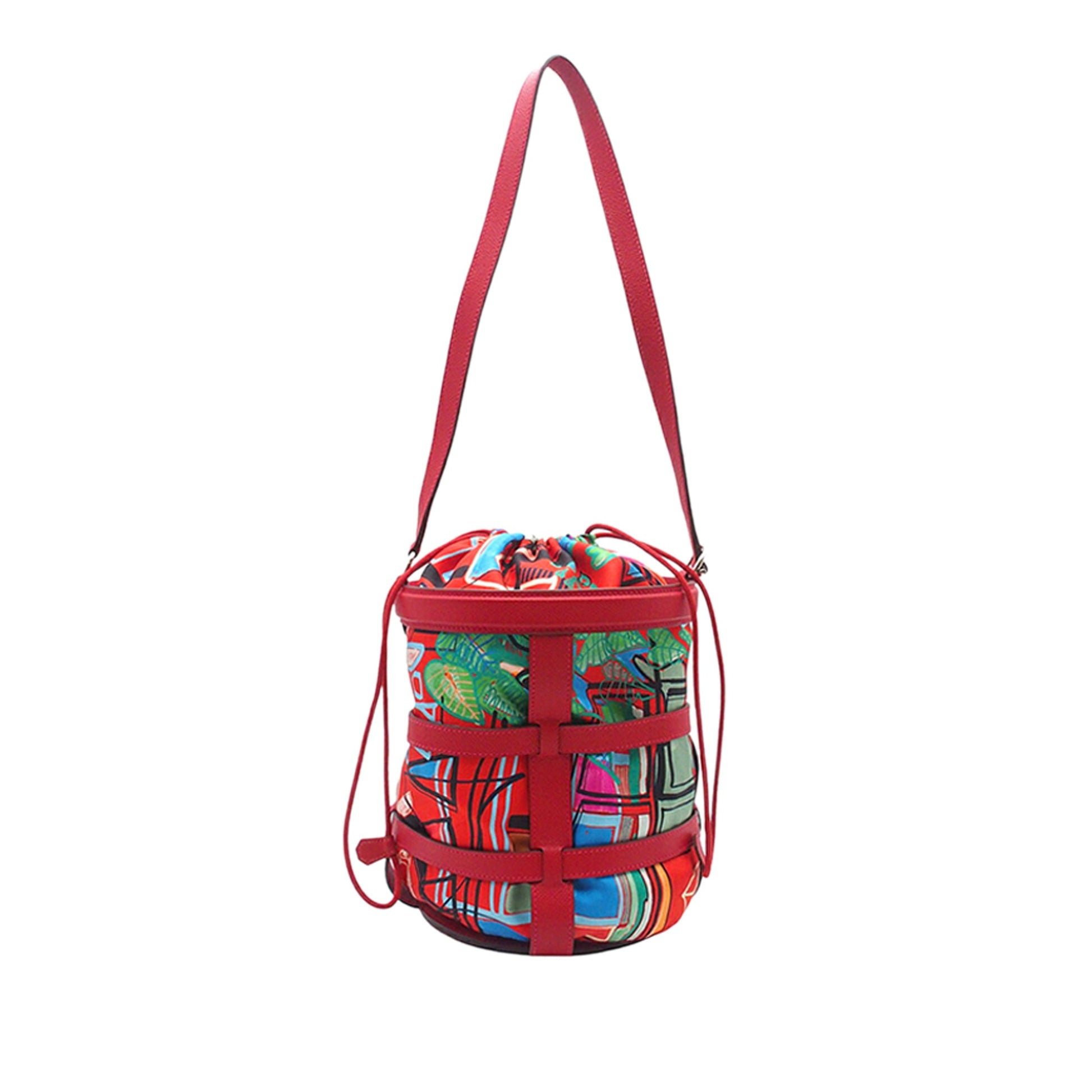 Hermès Silk and Epsom Sac Musardine
